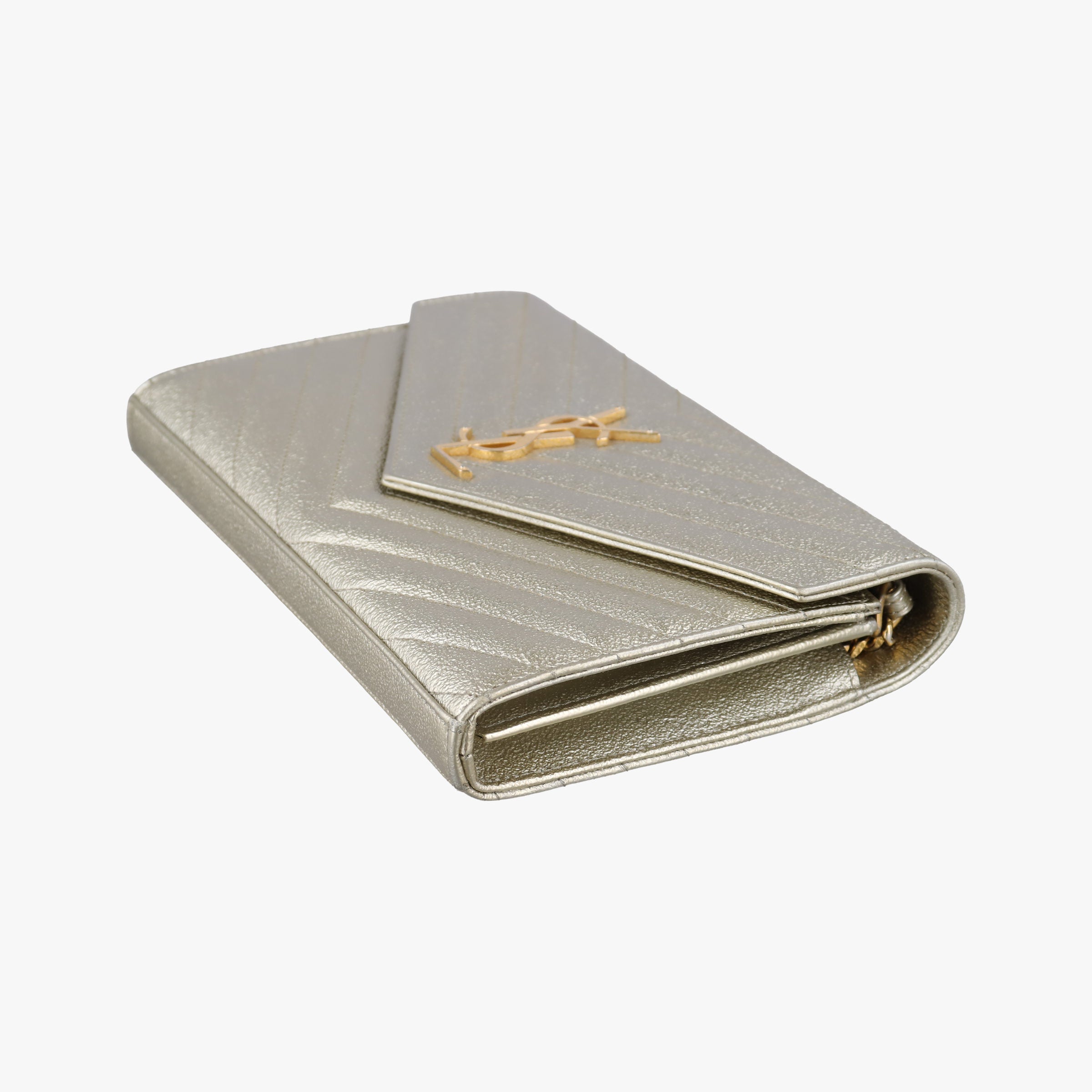 Cassandra Envelope Golden leather 377828 BRS.377828.0917カサンドラ エンベロープ ゴールド レザー 377828 BRS.377828.0917