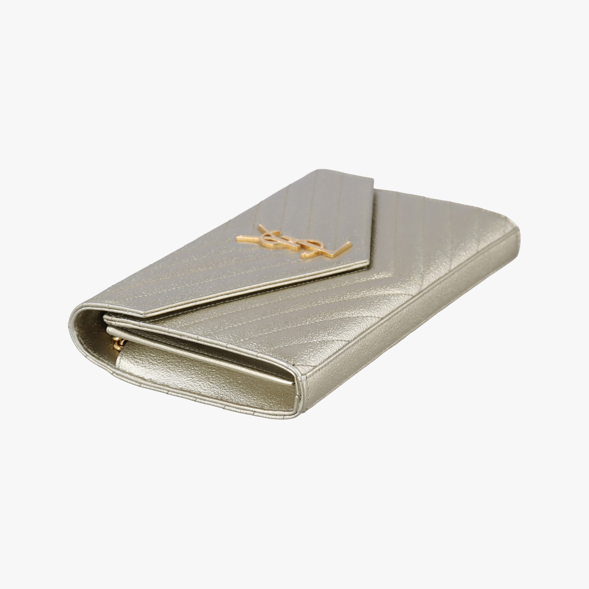 Cassandra Envelope Golden leather 377828 BRS.377828.0917カサンドラ エンベロープ ゴールド レザー 377828 BRS.377828.0917