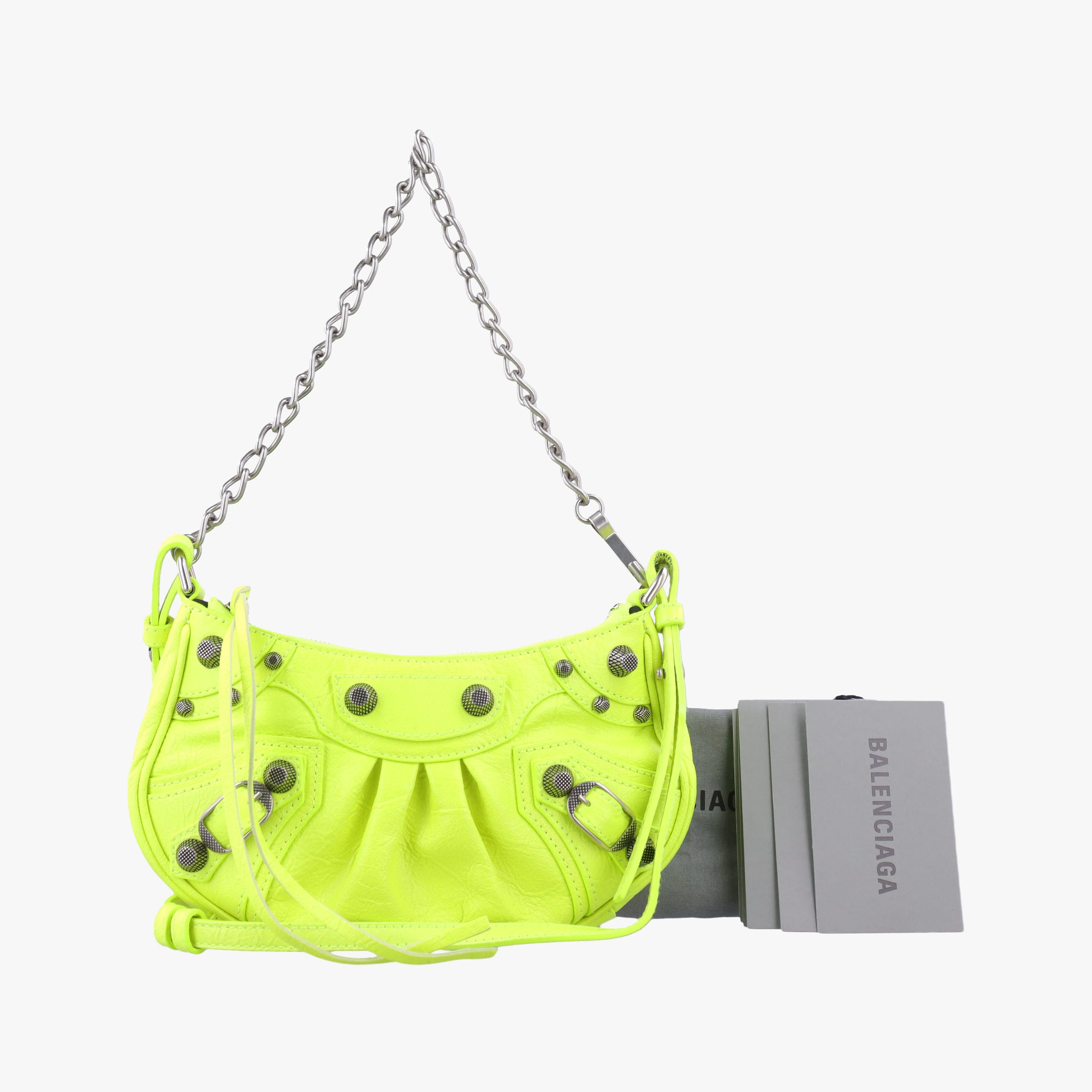 Le Cagole Green lambskin 695814.7206.Q.527545ルカゴール グリーン ラムスキン 695814.7206.Q.527545