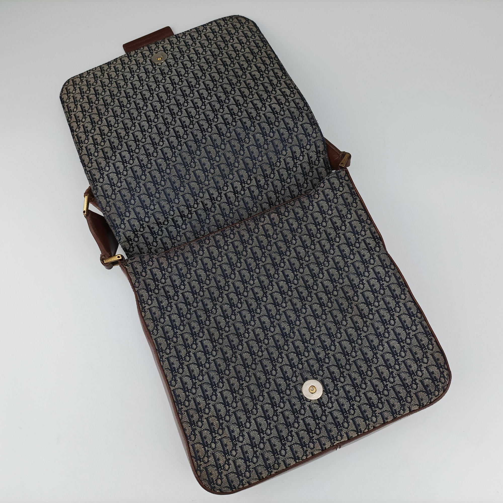Street Chic Brown×blue canvasxleather 14BM-1022ストリートシック ブラウン×ブルー キャンバスxレザー 14BM-1022