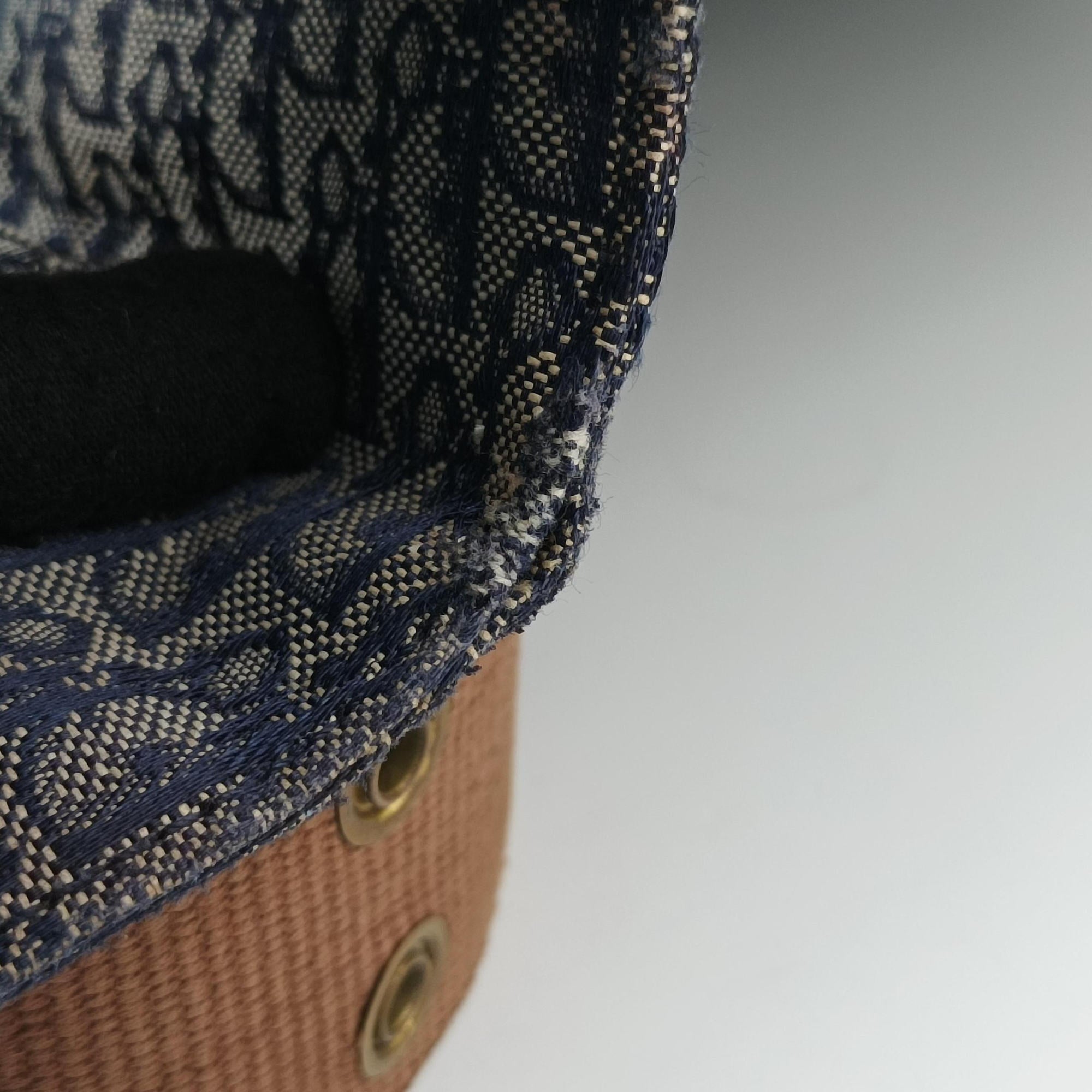 Street Chic Brown×blue canvasxleather 14BM-1022ストリートシック ブラウン×ブルー キャンバスxレザー 14BM-1022
