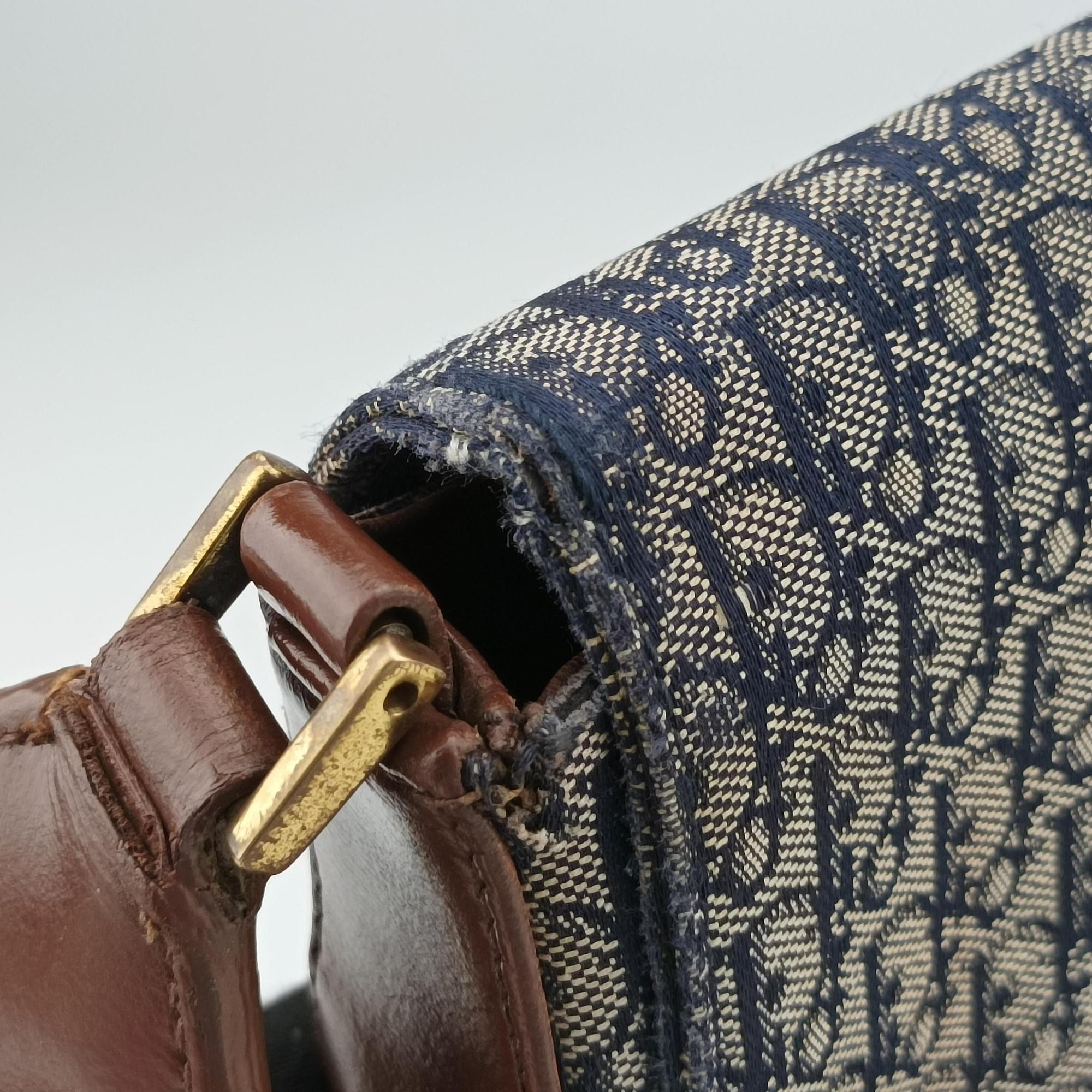 Street Chic Brown×blue canvasxleather 14BM-1022ストリートシック ブラウン×ブルー キャンバスxレザー 14BM-1022