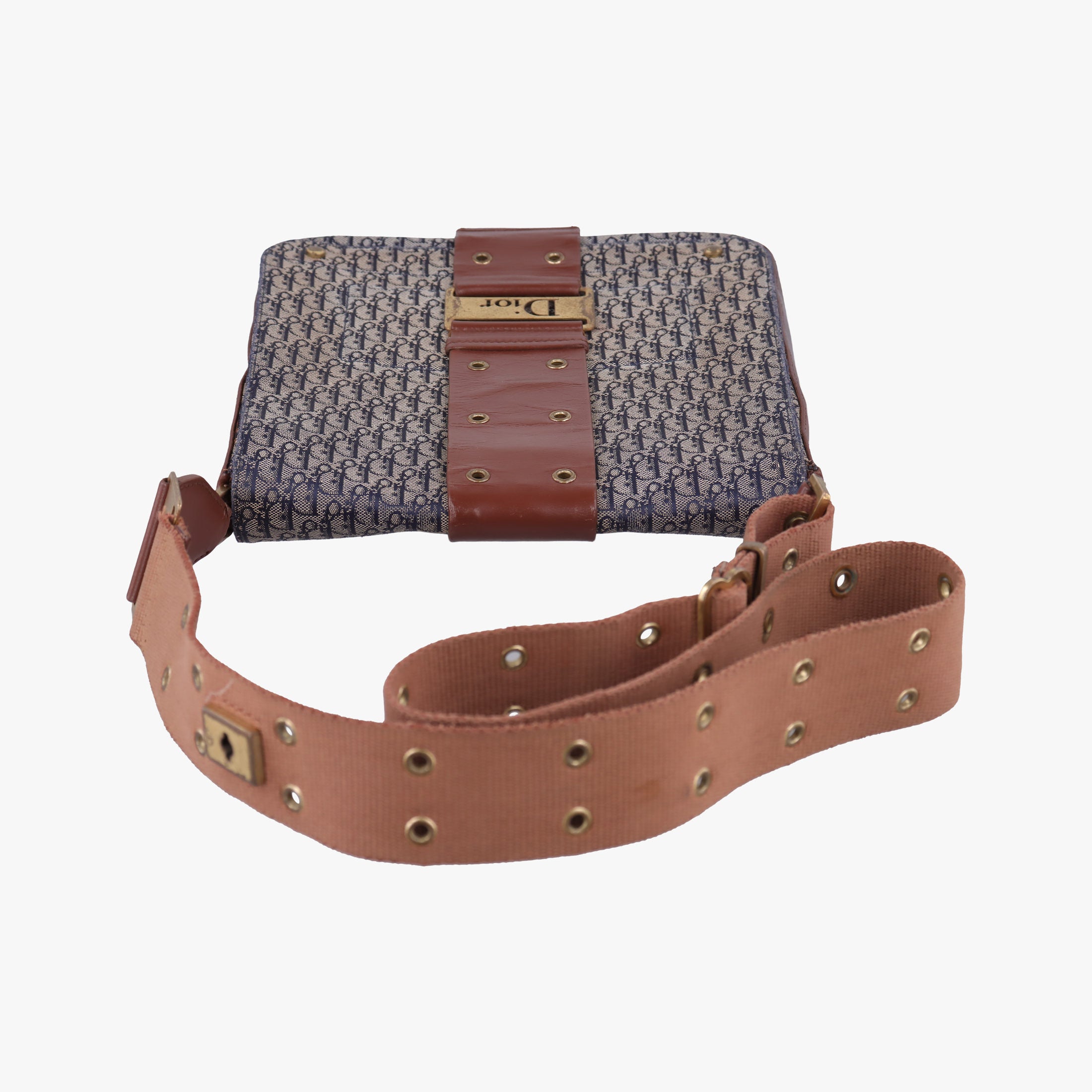 Street Chic Brown×blue canvasxleather 14BM-1022ストリートシック ブラウン×ブルー キャンバスxレザー 14BM-1022
