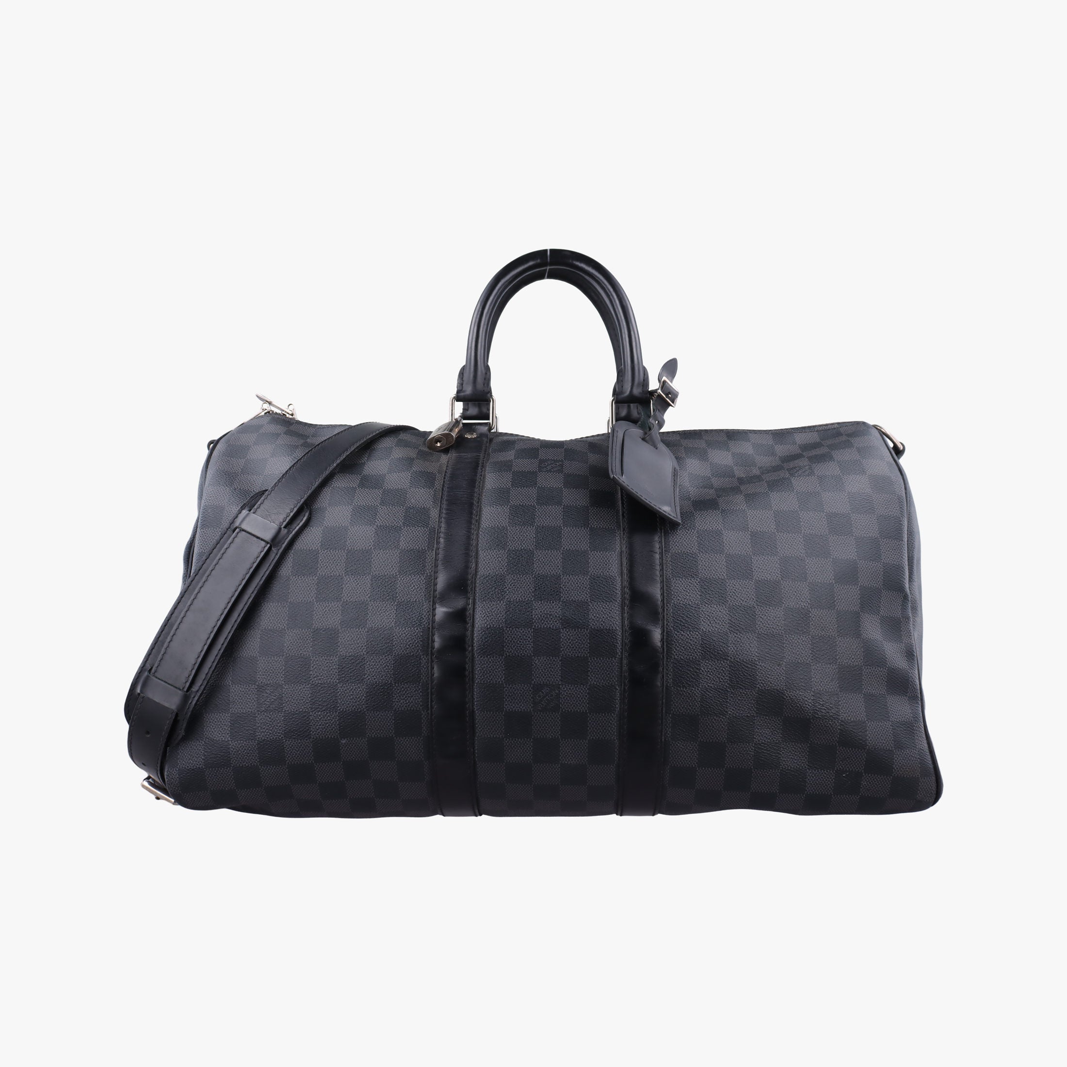 Keepall Bandouliere 45 Noir Damier Graphite Canvas M40569 DU0198キーポルバンドリエール45 ノワール ダミエ グラファイト キャンバス M40569 DU0198