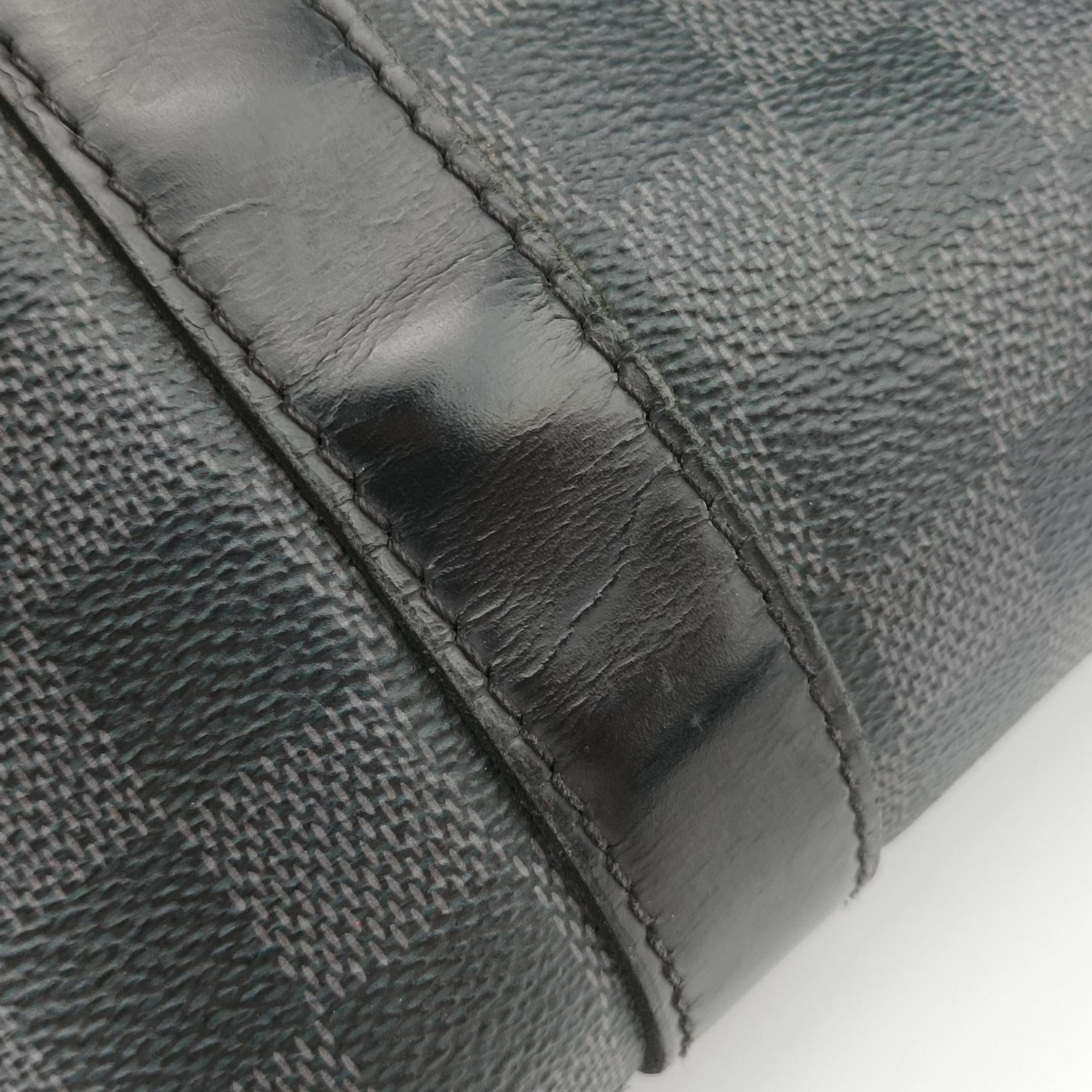 Keepall Bandouliere 45 Noir Damier Graphite Canvas M40569 DU0198キーポルバンドリエール45 ノワール ダミエ グラファイト キャンバス M40569 DU0198