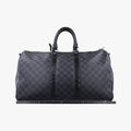 Keepall Bandouliere 45 Noir Damier Graphite Canvas M40569 DU0198キーポルバンドリエール45 ノワール ダミエ グラファイト キャンバス M40569 DU0198