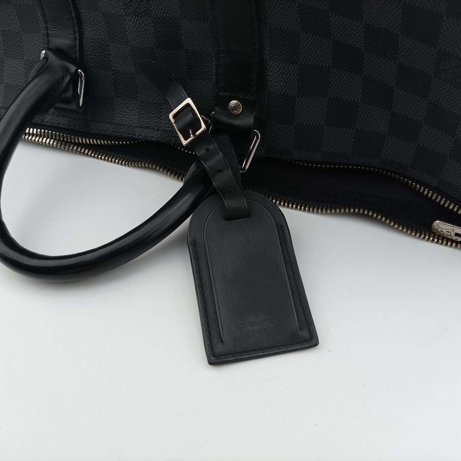 Keepall Bandouliere 45 Noir Damier Graphite Canvas M40569 DU0198キーポルバンドリエール45 ノワール ダミエ グラファイト キャンバス M40569 DU0198