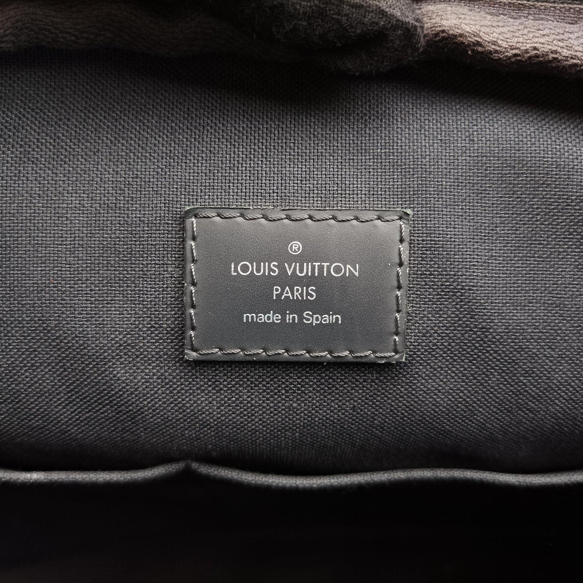 Porte Documents VoyagePM Blue Camouflage Damier Cobalt Canvas N41507 GI1156ポルトドキュマンヴォワヤージュPM ブルー カモフラージュ ダミエ コバルトキャンバス N41507 GI1156