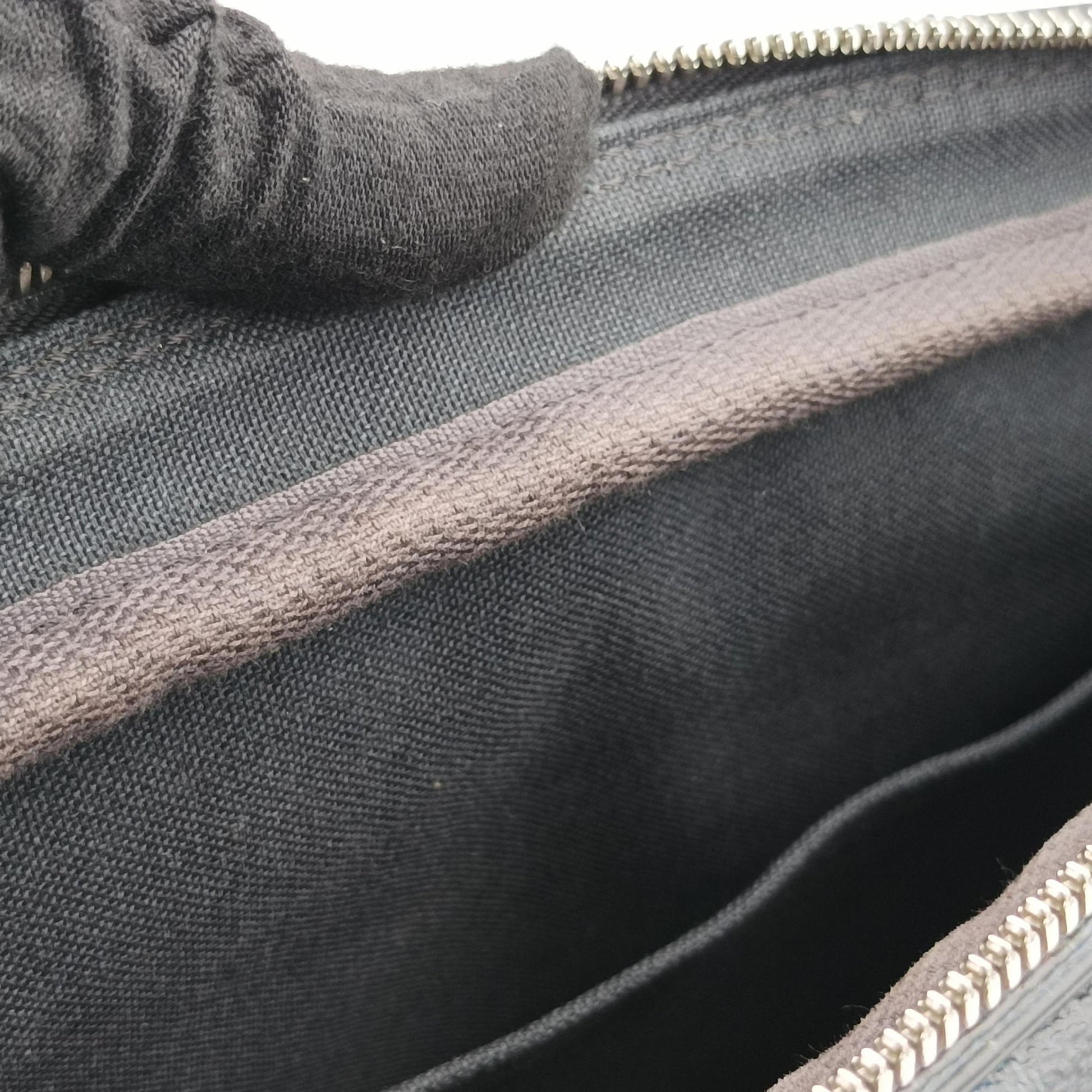 Porte Documents VoyagePM Blue Camouflage Damier Cobalt Canvas N41507 GI1156ポルトドキュマンヴォワヤージュPM ブルー カモフラージュ ダミエ コバルトキャンバス N41507 GI1156