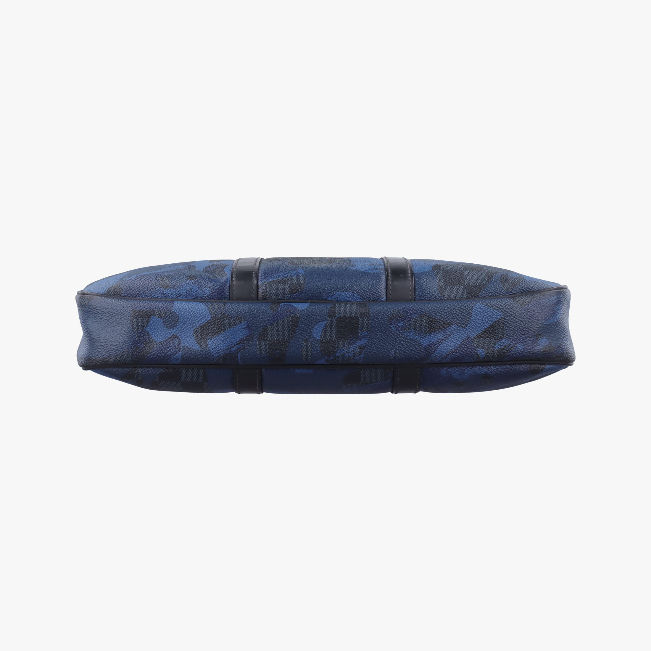 Porte Documents VoyagePM Blue Camouflage Damier Cobalt Canvas N41507 GI1156ポルトドキュマンヴォワヤージュPM ブルー カモフラージュ ダミエ コバルトキャンバス N41507 GI1156