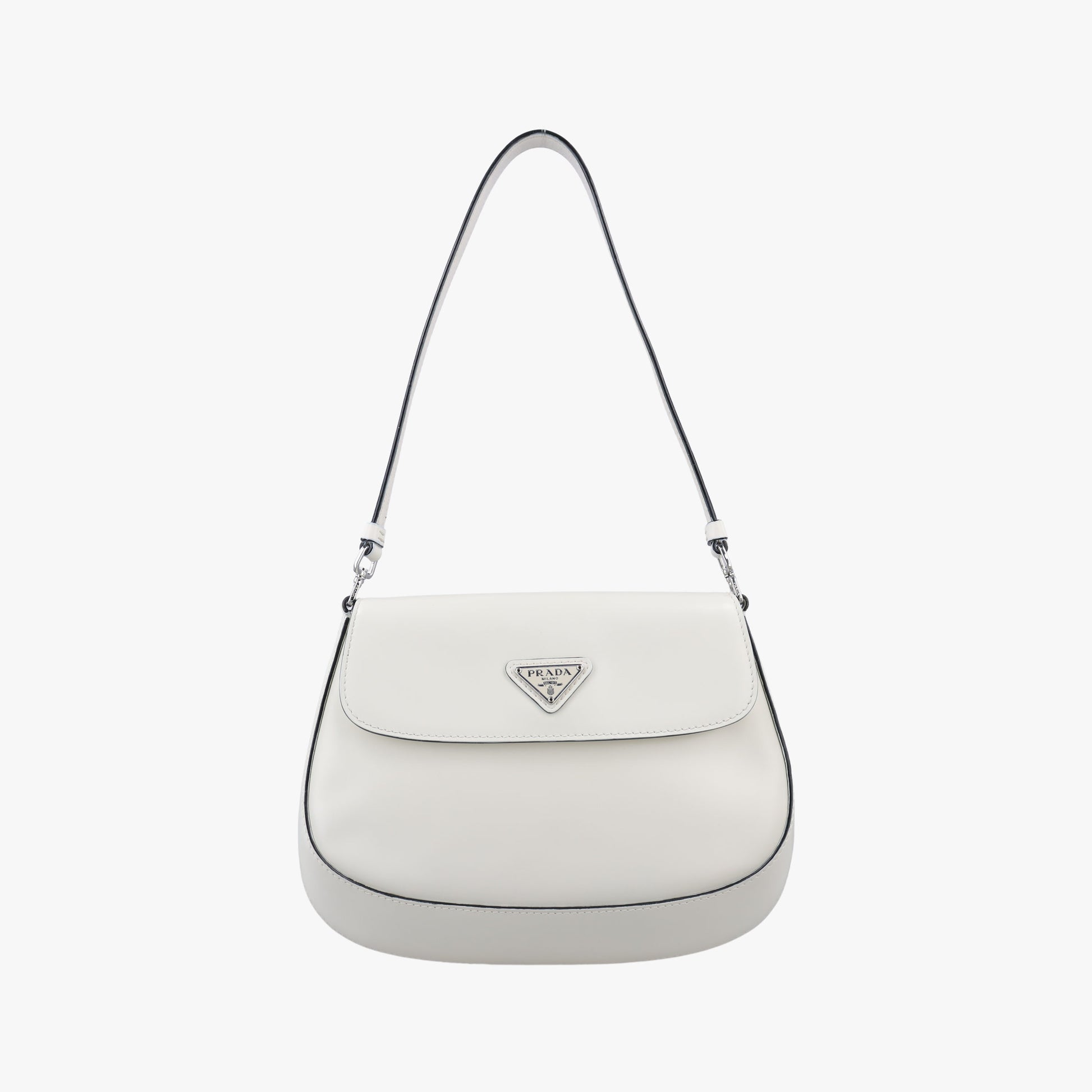Cleo Flap White Leather 7/Dクレオフラップ ホワイト レザー 7/D