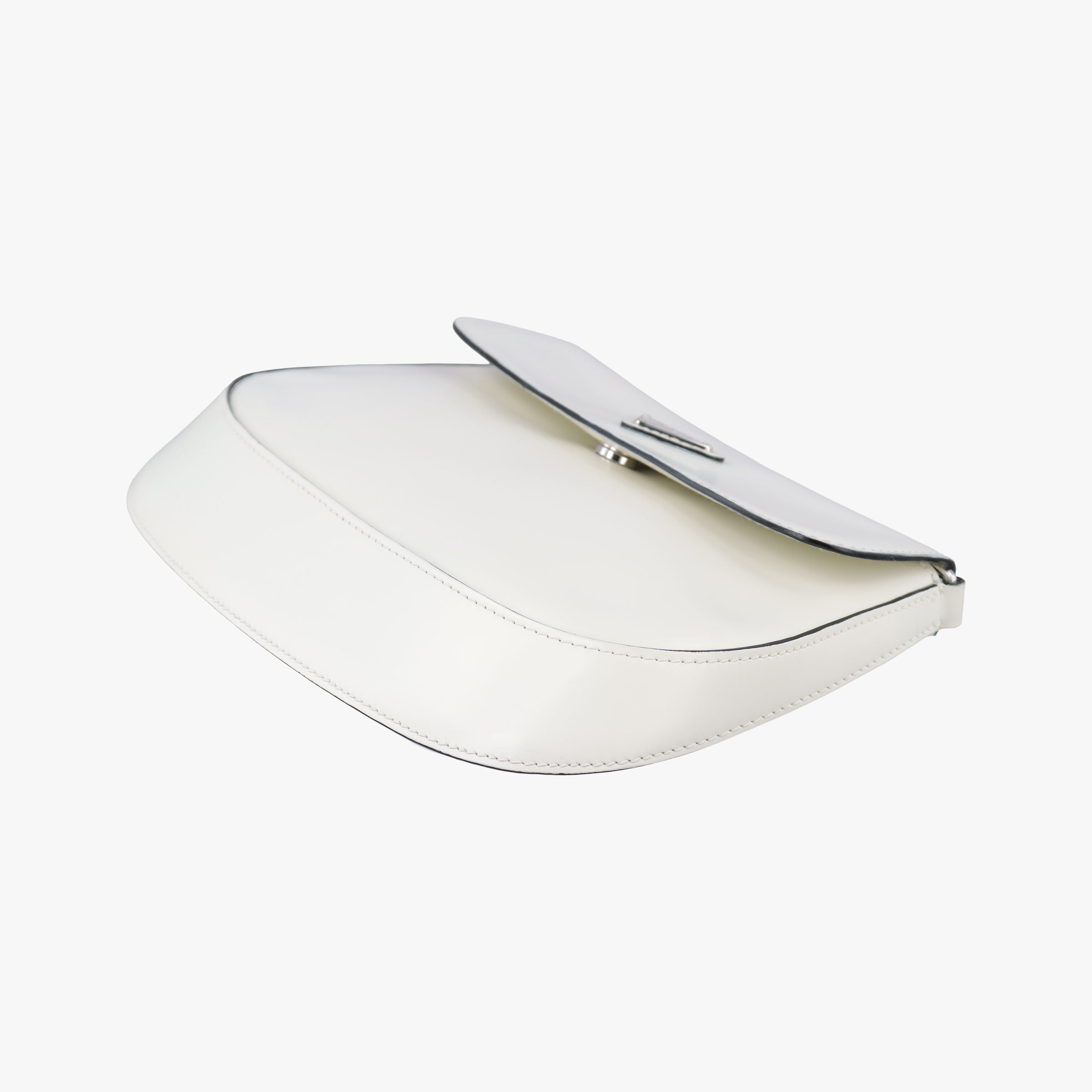 Cleo Flap White Leather 7/Dクレオフラップ ホワイト レザー 7/D