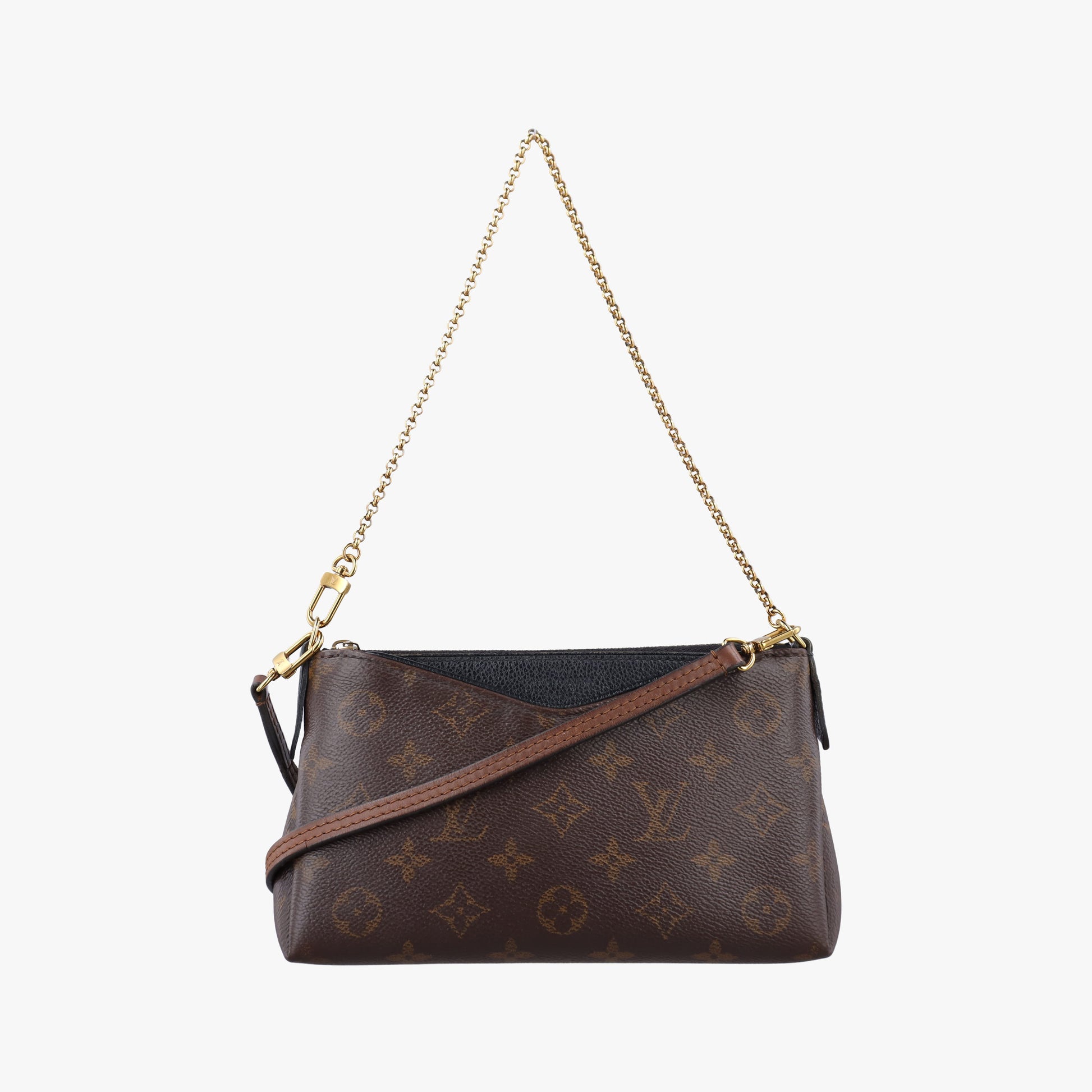 PALLAS Clutch brown×Marine Monogram Canvas×calf leather M41639 GI4156パラス クラッチ モノグラム/ブラウン×マリーヌ モノグラムキャンバス×カーフレザー M41639 GI4156