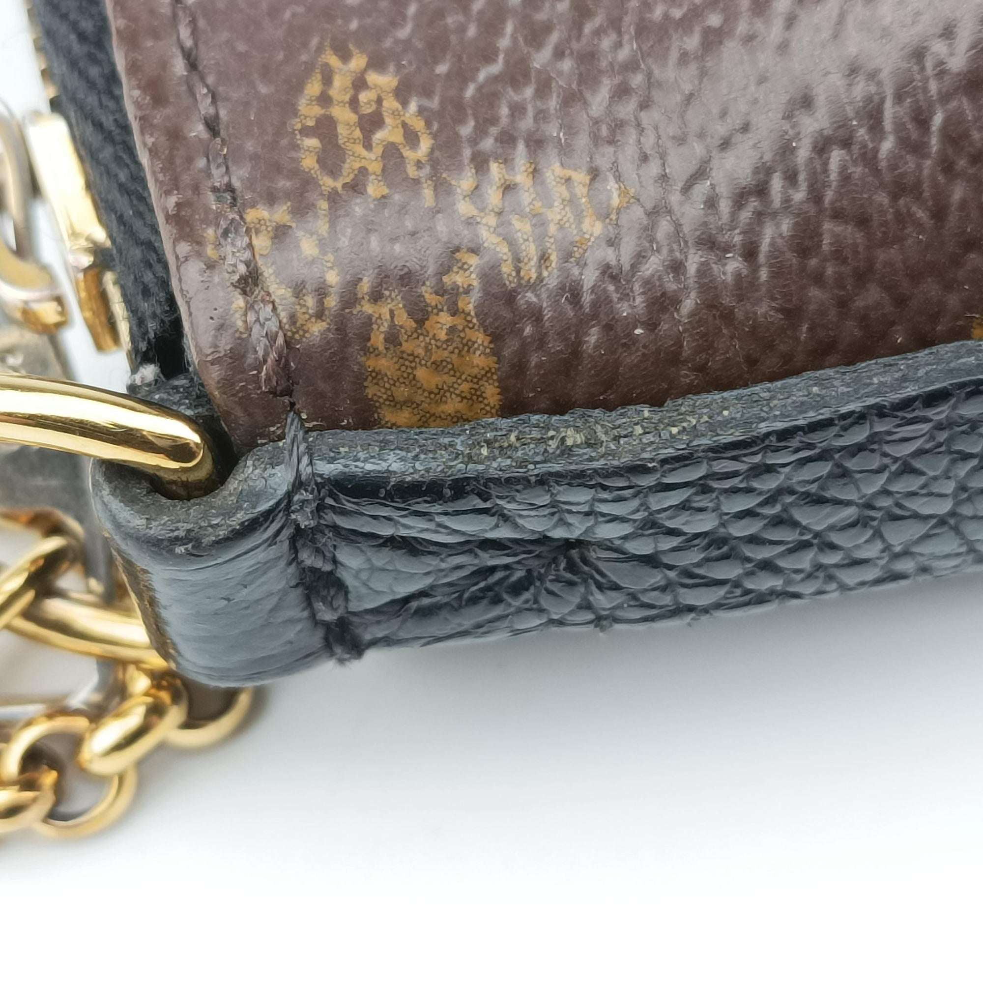 PALLAS Clutch brown×Marine Monogram Canvas×calf leather M41639 GI4156パラス クラッチ モノグラム/ブラウン×マリーヌ モノグラムキャンバス×カーフレザー M41639 GI4156