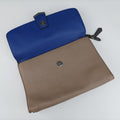 Demi Jour Blue × Beige Leather 8BT222 8BT222-Z25-158-3355デミジュール ブルー × ベージュ レザー 8BT222 8BT222-Z25-158-3355