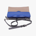 Demi Jour Blue × Beige Leather 8BT222 8BT222-Z25-158-3355デミジュール ブルー × ベージュ レザー 8BT222 8BT222-Z25-158-3355