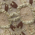 Kisslock BeigexBrown fabric 26キスロック ベージュxブラウン ファブリック BT0323 26