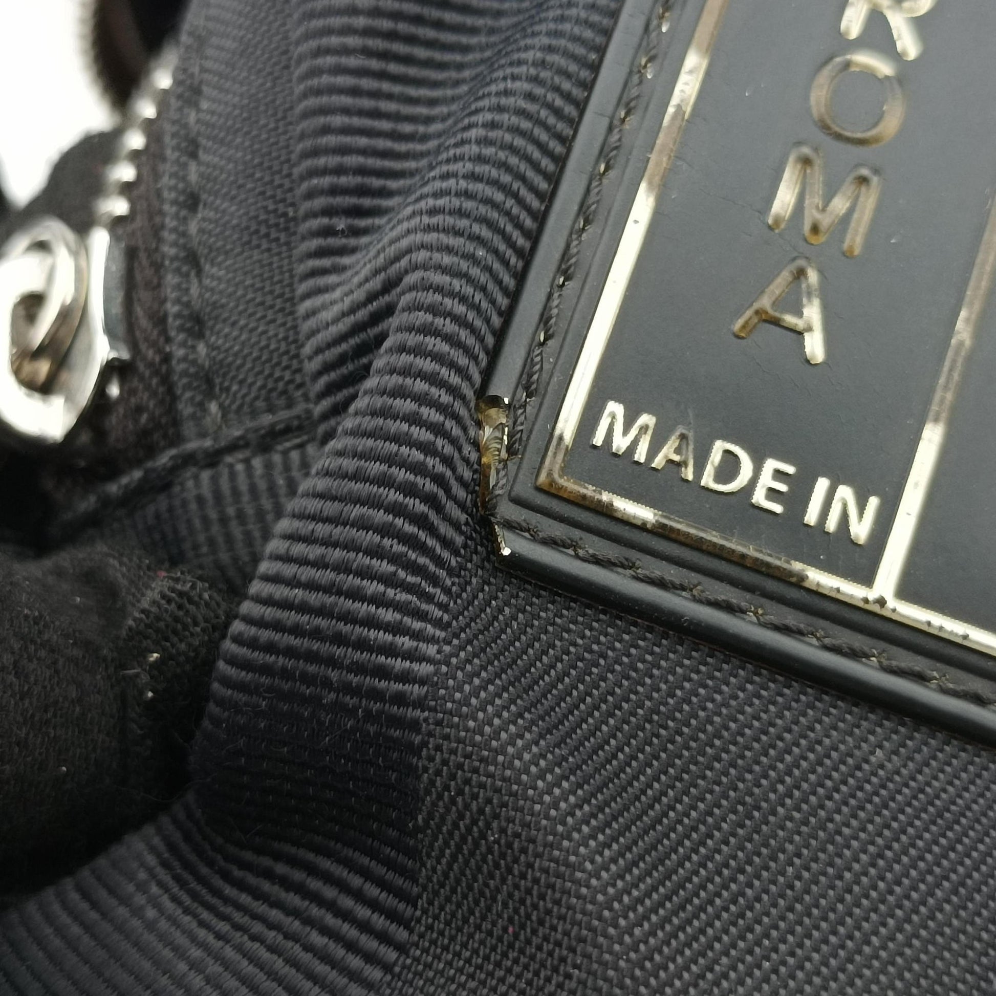 Pecan AMOR Logo Black canvas 7VA446 7VA446-A6FY-198-8241ペカン アモーレ ロゴ ブラック キャンバス 7VA446 7VA446-A6FY-198-8241