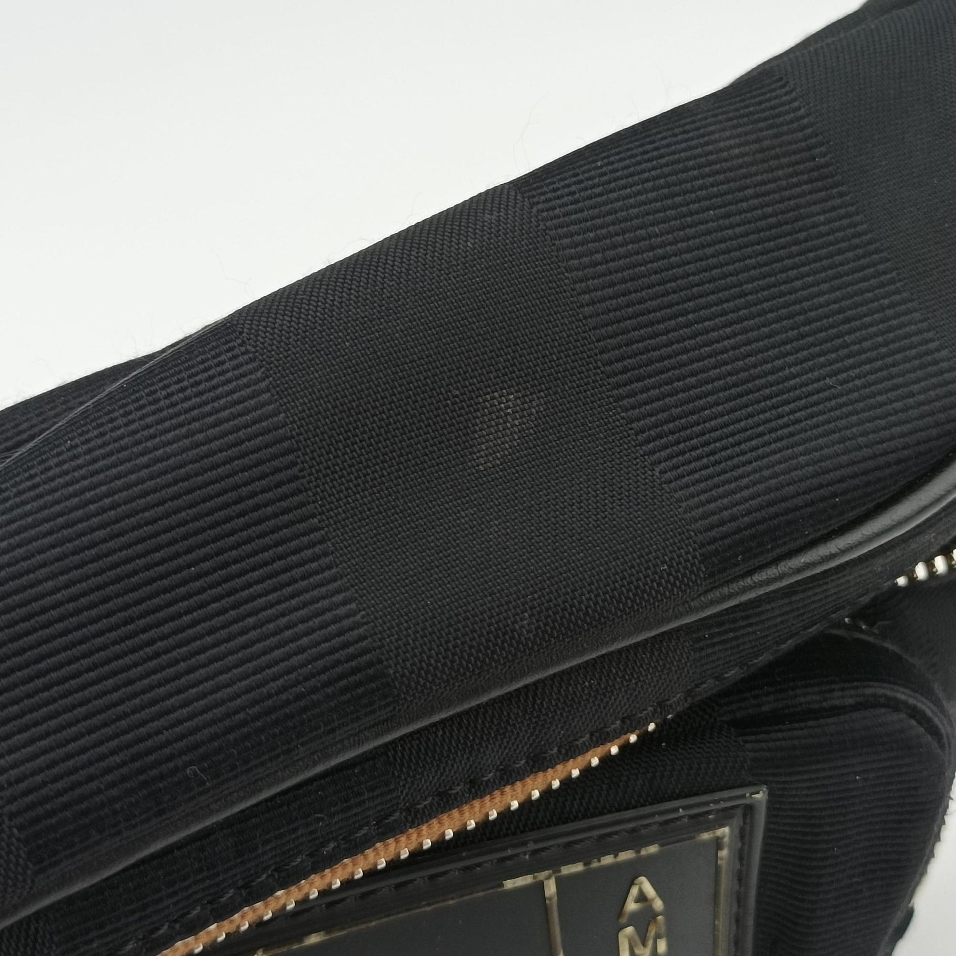 Pecan AMOR Logo Black canvas 7VA446 7VA446-A6FY-198-8241ペカン アモーレ ロゴ ブラック キャンバス 7VA446 7VA446-A6FY-198-8241