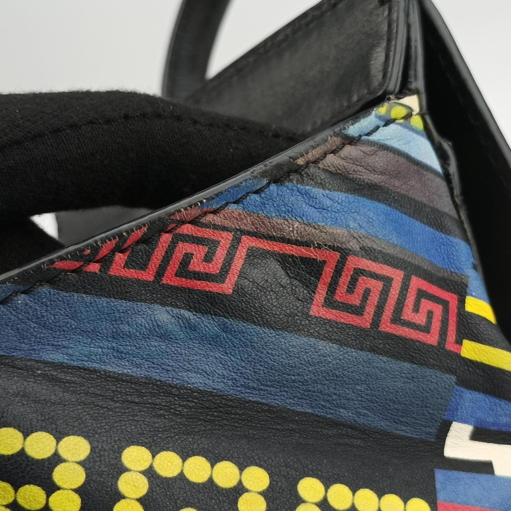 Palazzo Empire Multicolor  Printed Calfskin Leather CLG 323847997504パラッツォ エンパイア マルチカラー プリントカーフレザー CLG 323847997504