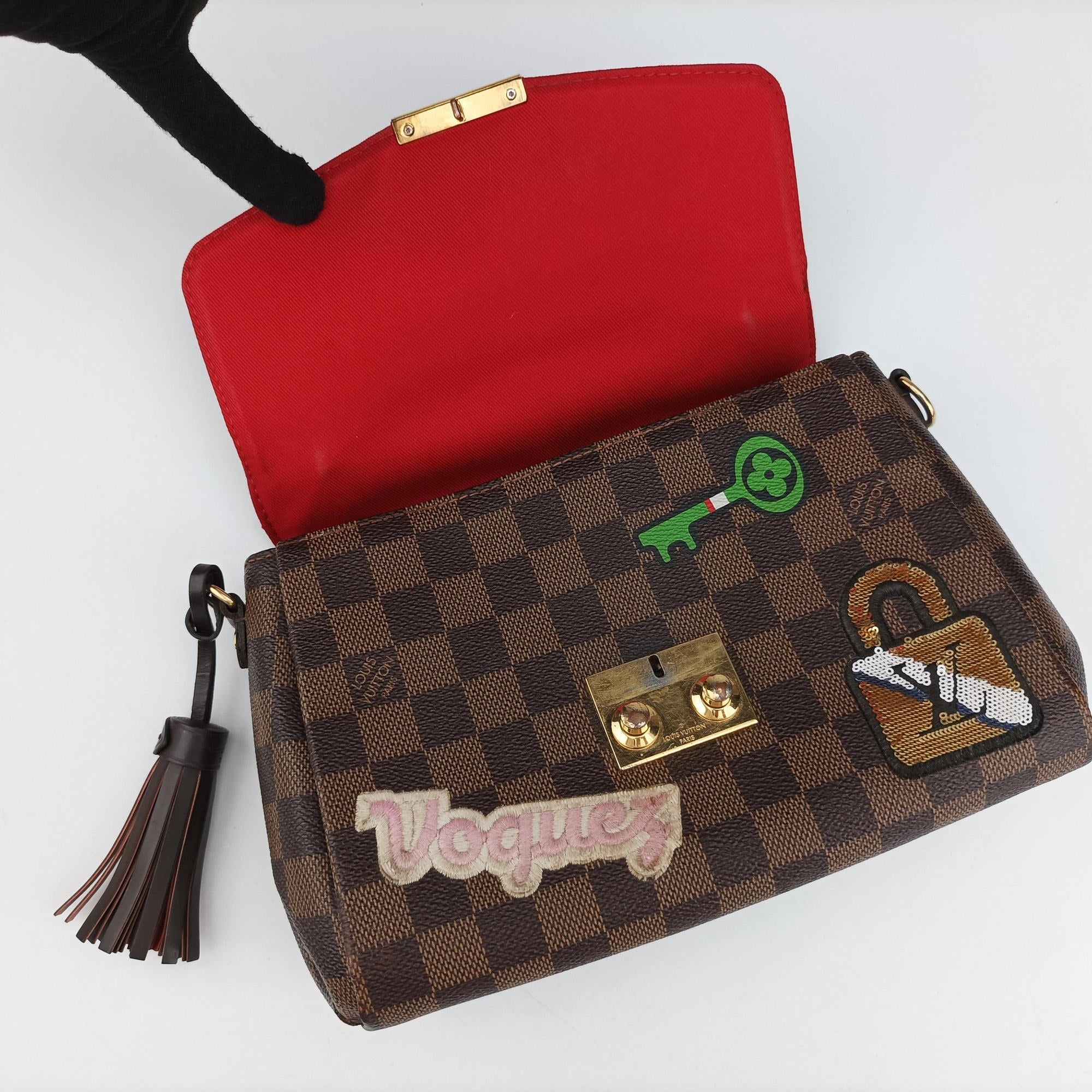 Croisette Ebene Damier N40055 FL3198クロワゼット エベヌ ダミエ N40055 FL3198