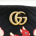 GG Marmont Black×Multicolour velour 447632 F025171587GGマーモント ブラック×マルチカラー ベロア 447632 F025171587