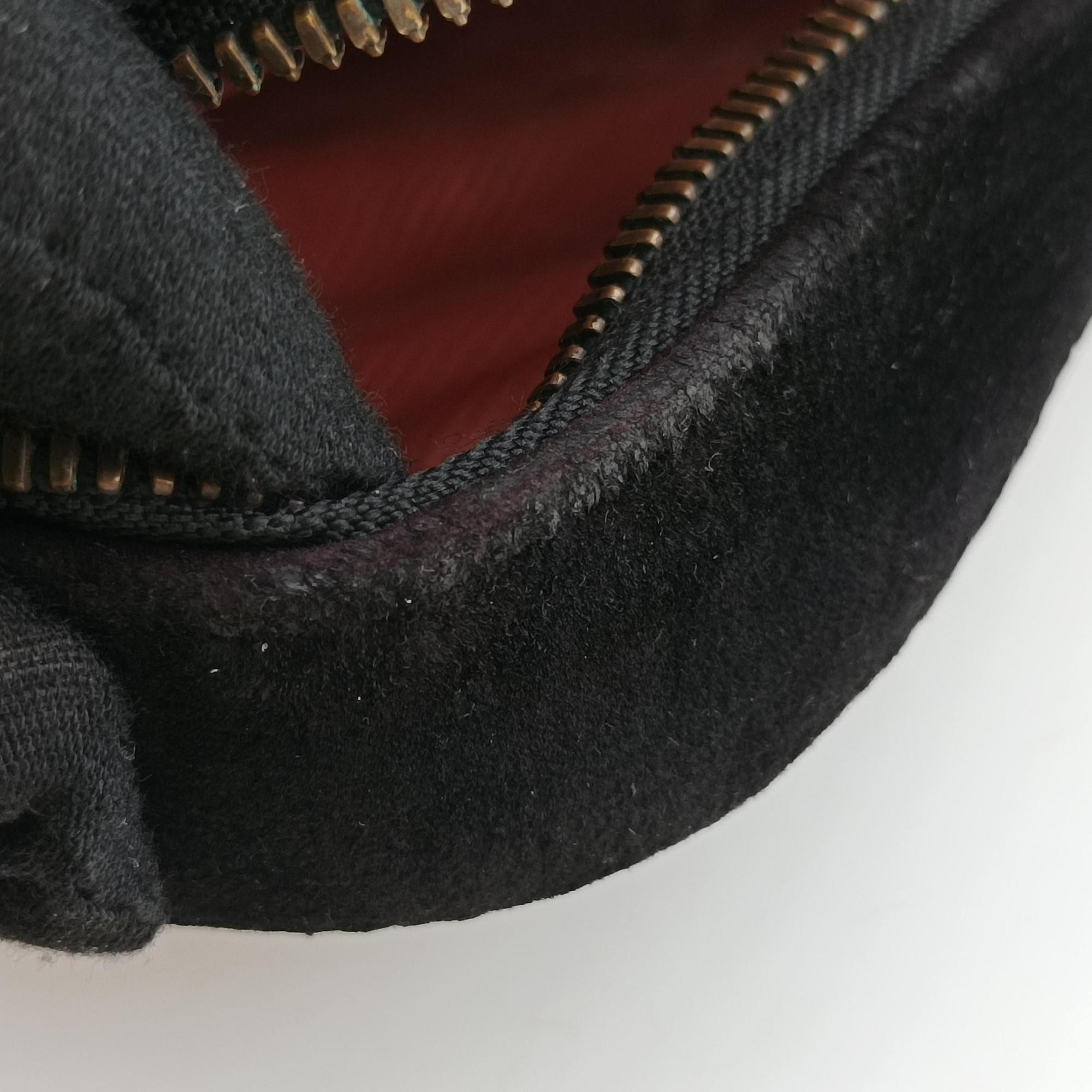 GG Marmont Black×Multicolour velour 447632 F025171587GGマーモント ブラック×マルチカラー ベロア 447632 F025171587
