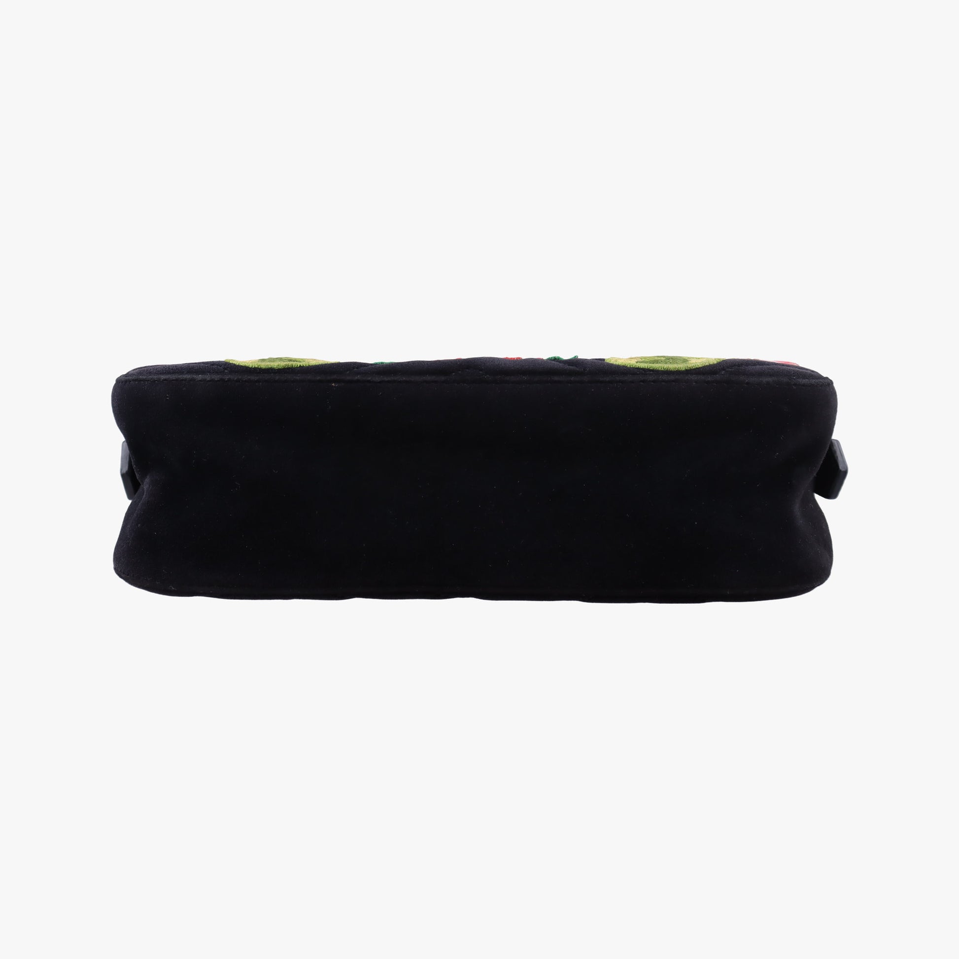 GG Marmont Black×Multicolour velour 447632 F025171587GGマーモント ブラック×マルチカラー ベロア 447632 F025171587