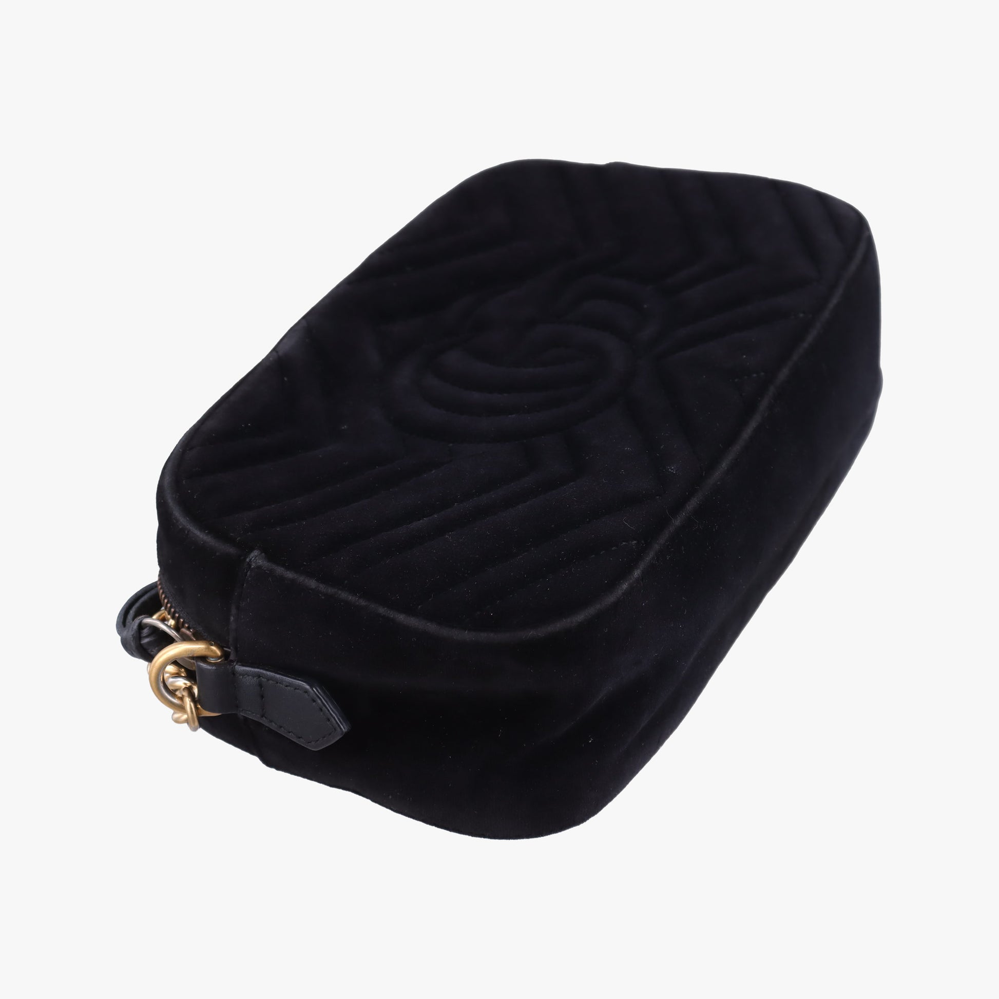 GG Marmont Black×Multicolour velour 447632 F025171587GGマーモント ブラック×マルチカラー ベロア 447632 F025171587
