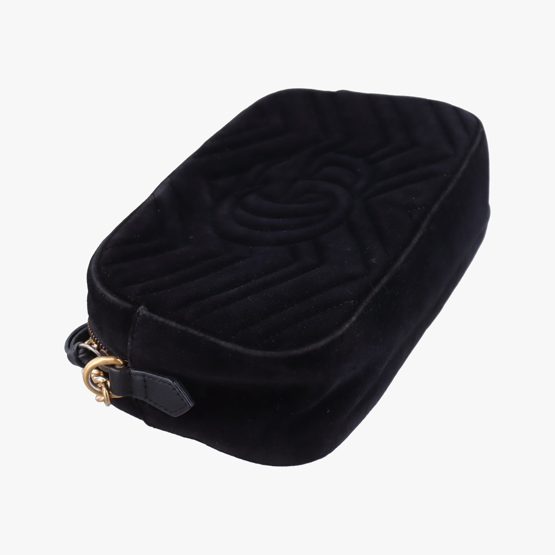 GG Marmont Black×Multicolour velour 447632 F025171587GGマーモント ブラック×マルチカラー ベロア 447632 F025171587