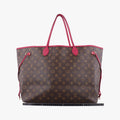 Neverfull GM Ikat Flower brown×ROSE INDIEN Monogram Canvas M40876 TJ1123ネヴァーフルGM イカットフラワー モノグラム/ブラウン×ローズアンディアン モノグラムキャンバス M40876 TJ1123