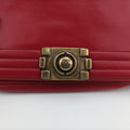 BOY CHANEL Red Leather A66713 15642116ボーイシャネル レッド レザー A66713 15642116