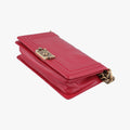 BOY CHANEL Red Leather A66713 15642116ボーイシャネル レッド レザー A66713 15642116