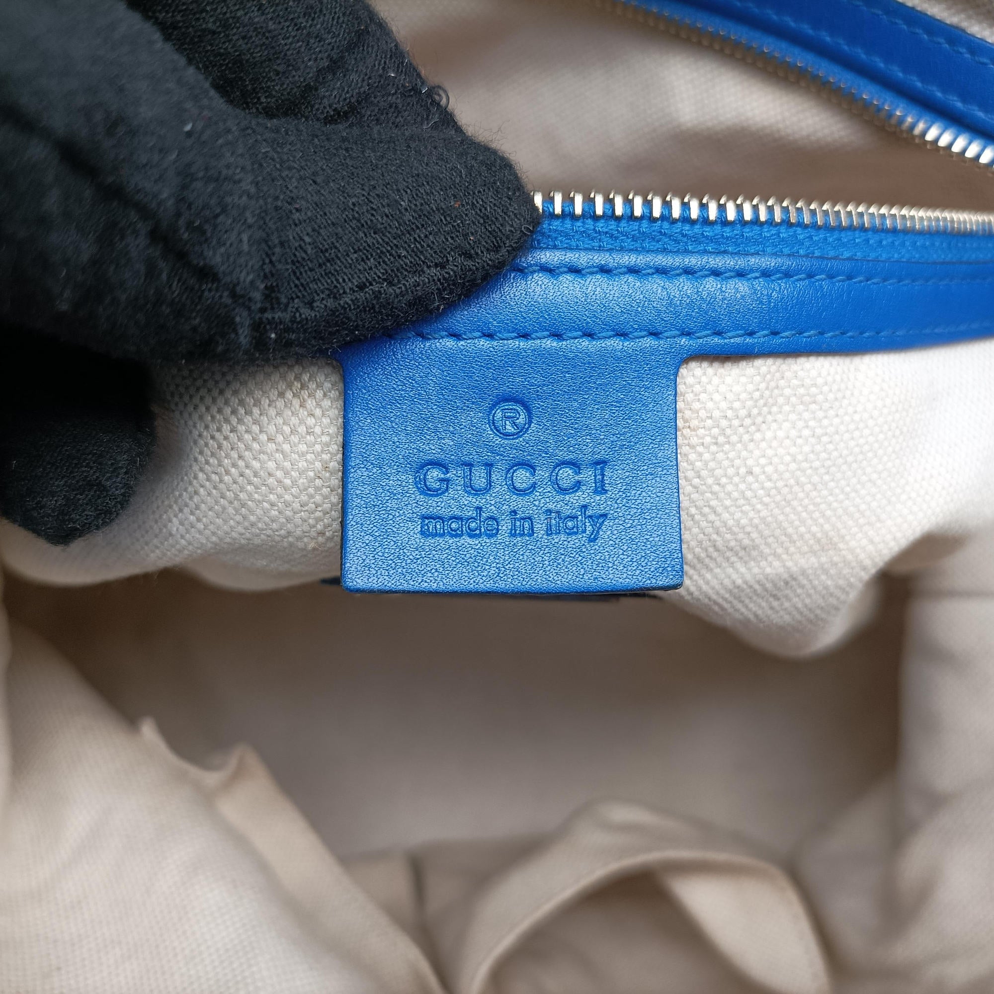 Guccissima Bree Blue Leather 353120 E018152100グッチシマ ブリー ブルー レザー 353120 E018152100