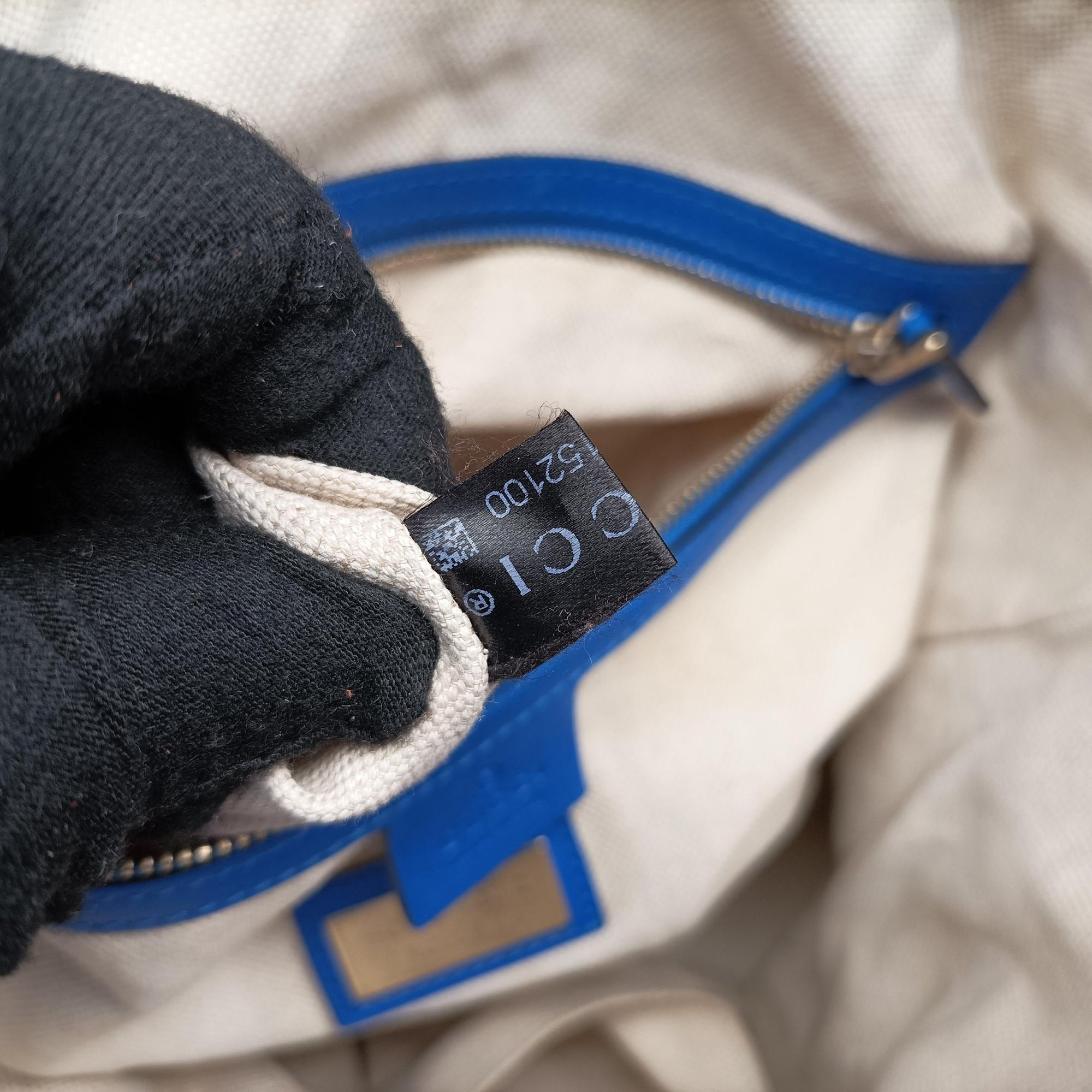 Guccissima Bree Blue Leather 353120 E018152100グッチシマ ブリー ブルー レザー 353120 E018152100