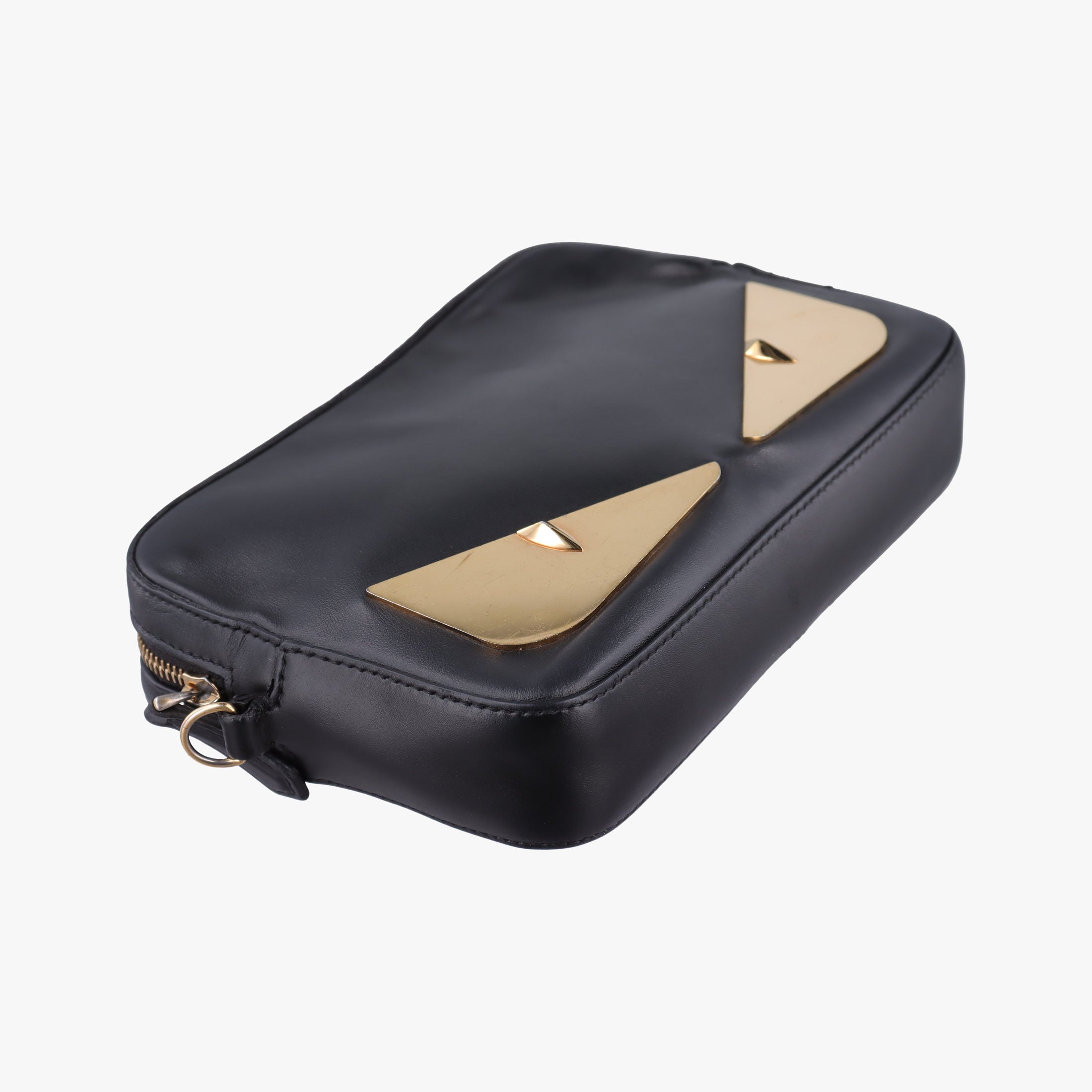 Monster Camera case Black Leather 7M0286 7M0286-SQP 209-10429モンスター カメラバッグ ブラック レザー 7M0286 7M0286-SQP 209-10429