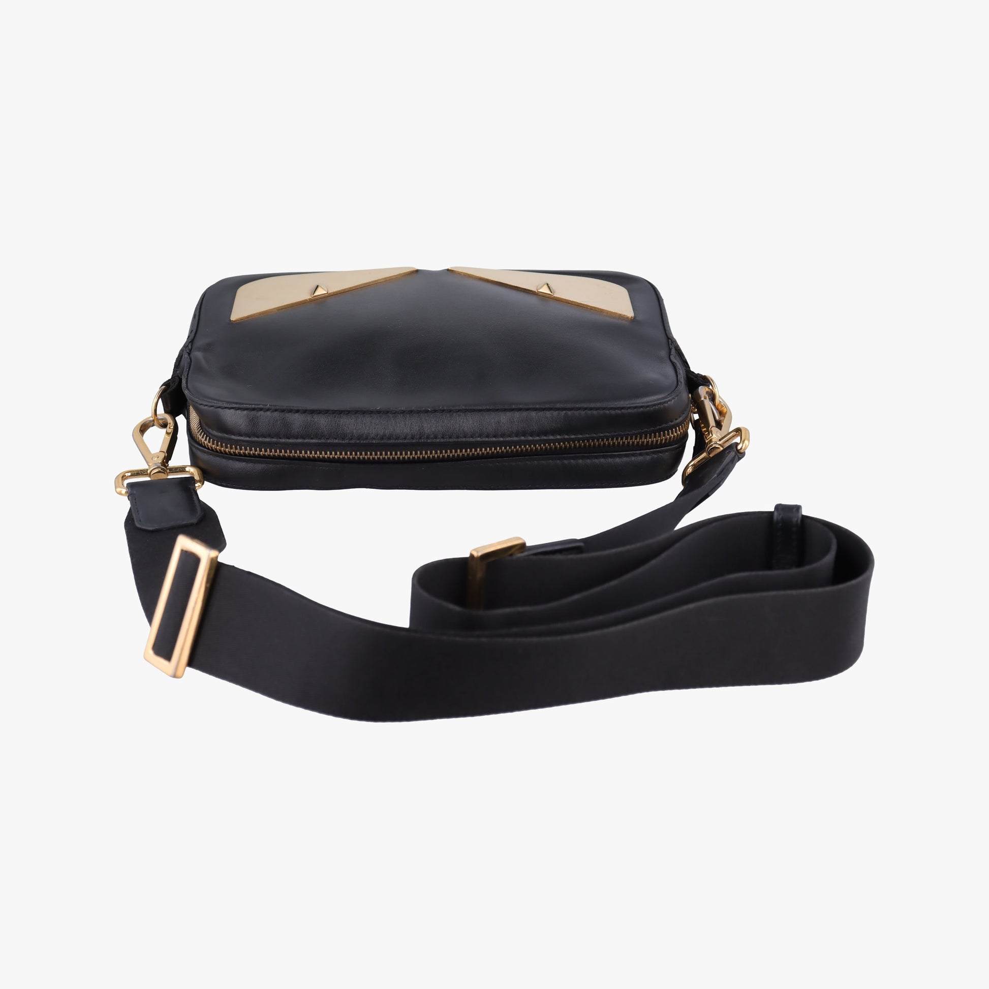 Monster Camera case Black Leather 7M0286 7M0286-SQP 209-10429モンスター カメラバッグ ブラック レザー 7M0286 7M0286-SQP 209-10429