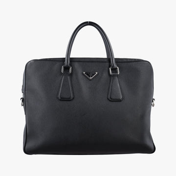 Business Briefcase Black SAFFIANO Leather 2VE011 8ビジネス ブリーフケース ブラック サフィアーノレザー 2VE011 8