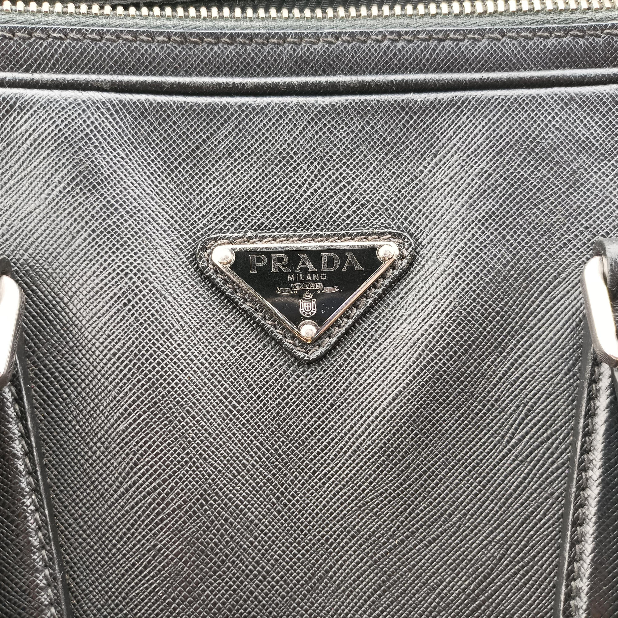 Business Briefcase Black SAFFIANO Leather 2VE011 8ビジネス ブリーフケース ブラック サフィアーノレザー 2VE011 8