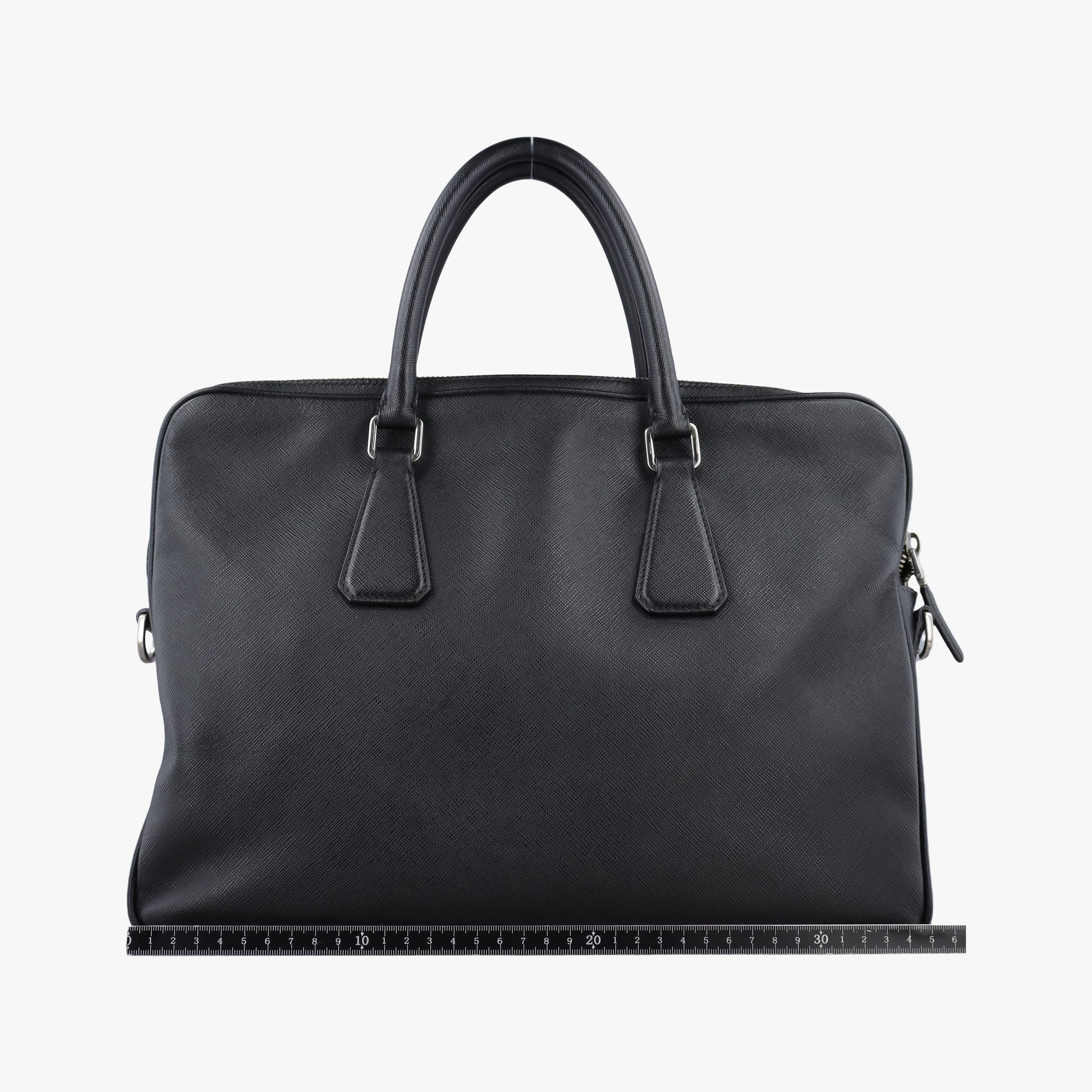 Business Briefcase Black SAFFIANO Leather 2VE011 8ビジネス ブリーフケース ブラック サフィアーノレザー 2VE011 8