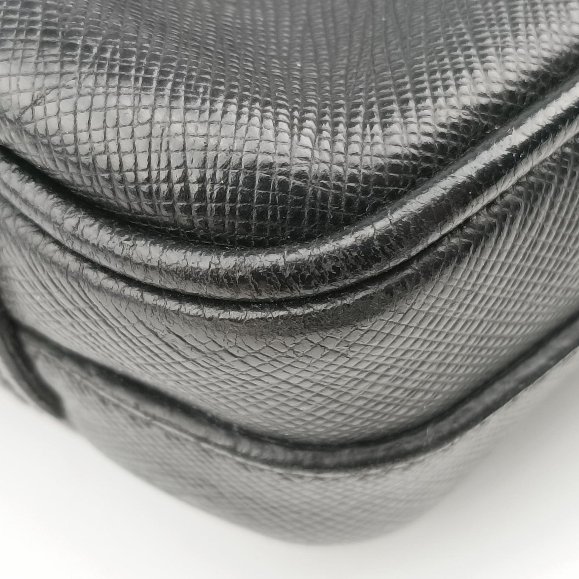 Business Briefcase Black SAFFIANO Leather 2VE011 8ビジネス ブリーフケース ブラック サフィアーノレザー 2VE011 8