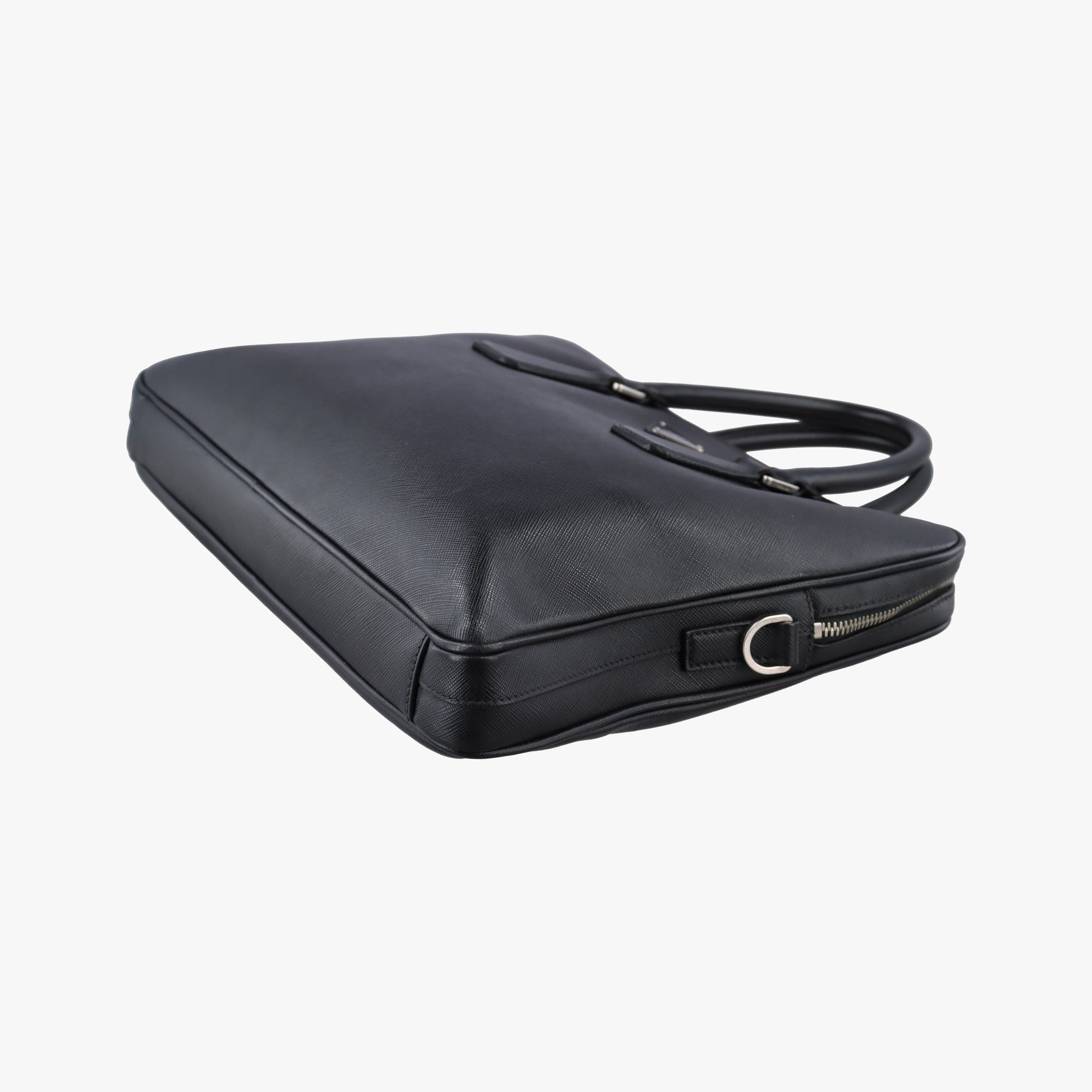 Business Briefcase Black SAFFIANO Leather 2VE011 8ビジネス ブリーフケース ブラック サフィアーノレザー 2VE011 8