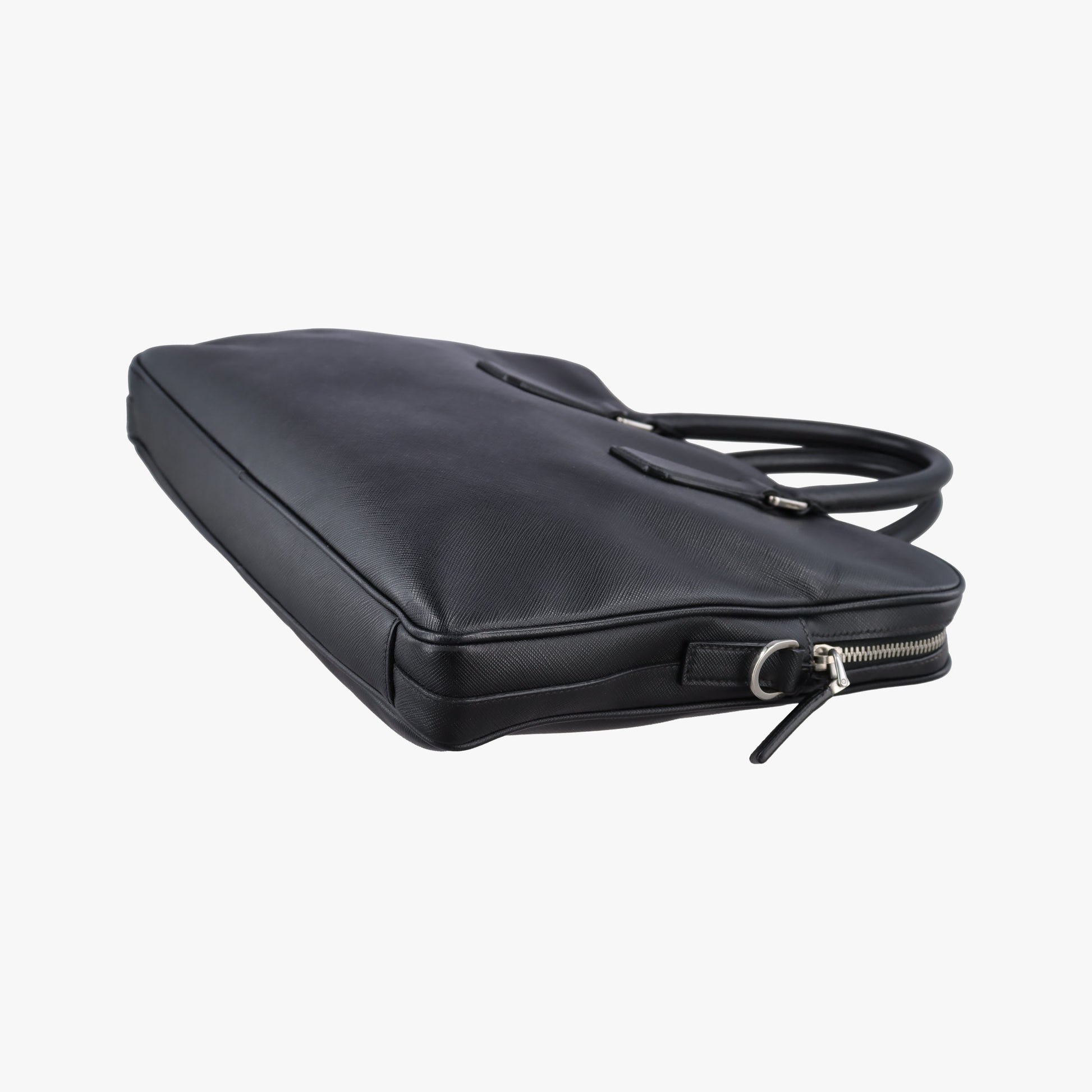 Business Briefcase Black SAFFIANO Leather 2VE011 8ビジネス ブリーフケース ブラック サフィアーノレザー 2VE011 8