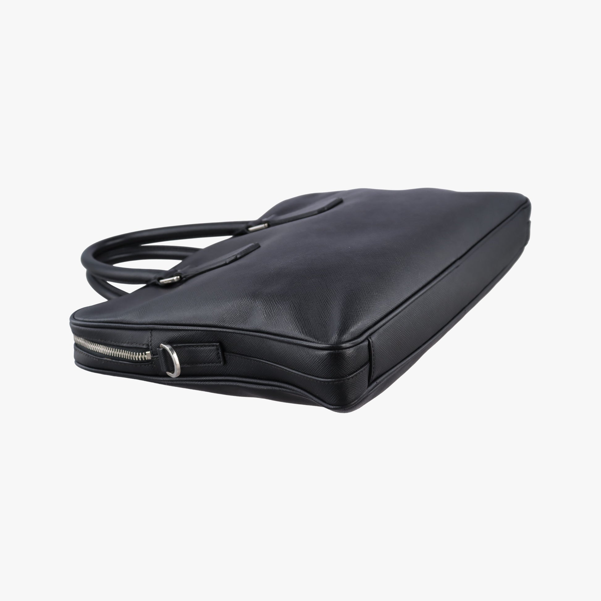 Business Briefcase Black SAFFIANO Leather 2VE011 8ビジネス ブリーフケース ブラック サフィアーノレザー 2VE011 8