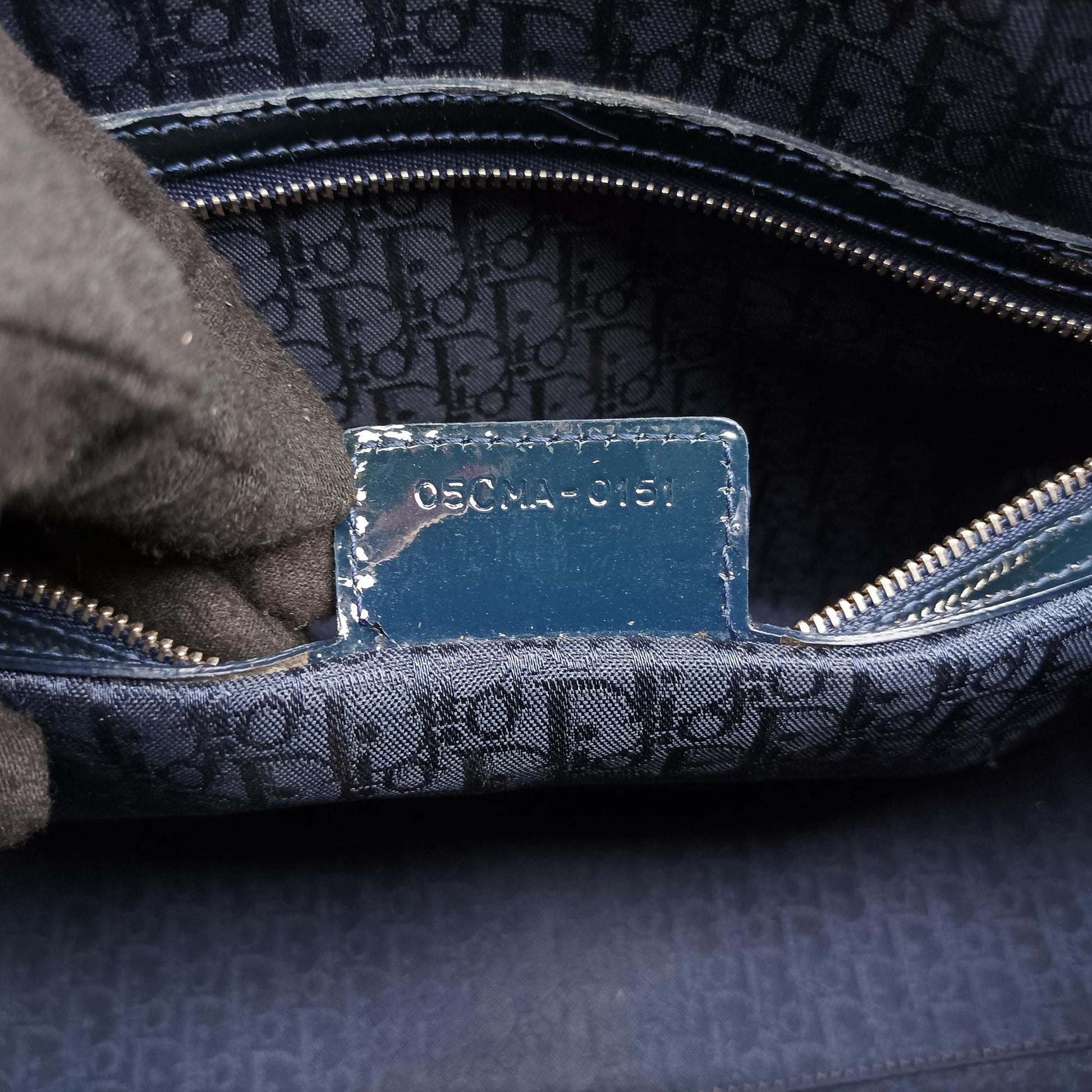 Lady Dior DarkGreen Patent 05CMA-0151レディディオール ダークグリーン パテント 05CMA-0151