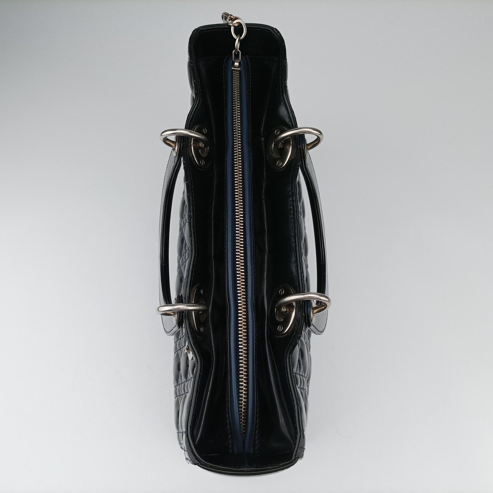 Lady Dior DarkGreen Patent 05CMA-0151レディディオール ダークグリーン パテント 05CMA-0151