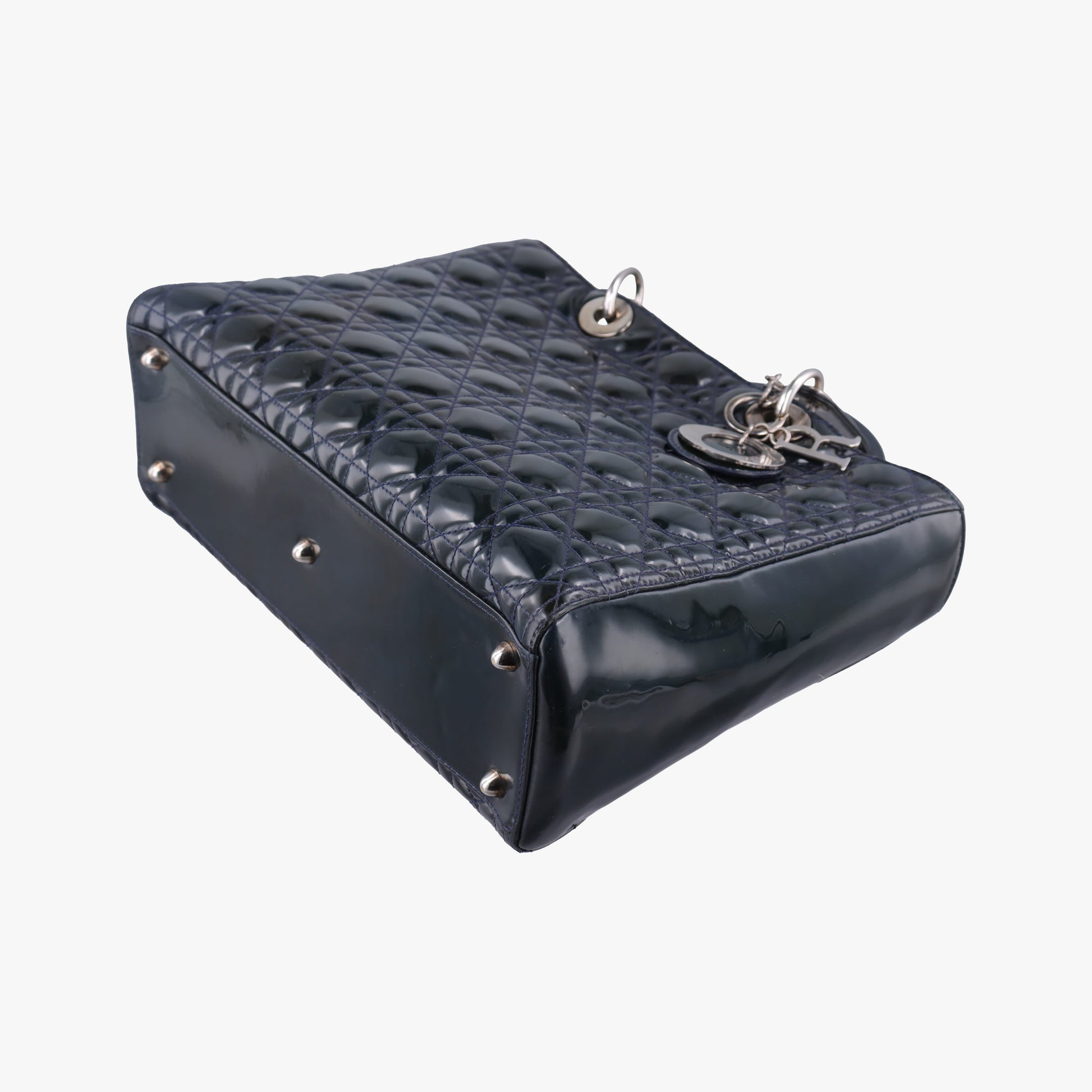 Lady Dior DarkGreen Patent 05CMA-0151レディディオール ダークグリーン パテント 05CMA-0151