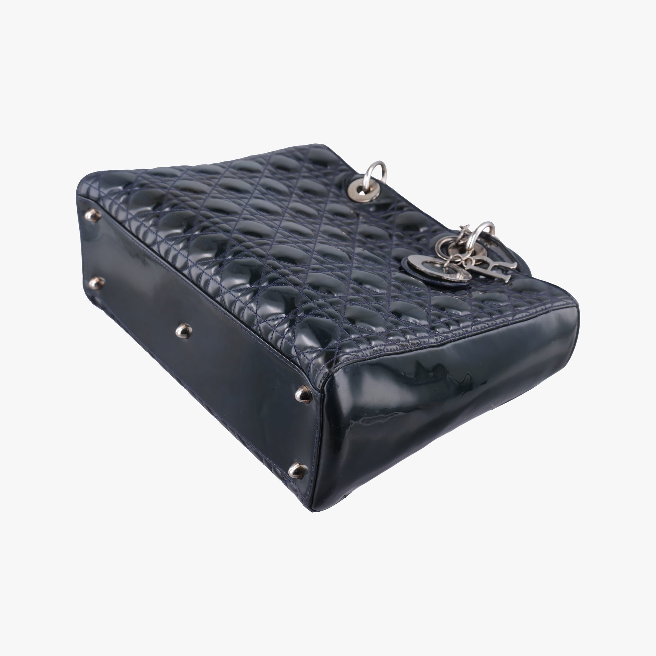 Lady Dior DarkGreen Patent 05CMA-0151レディディオール ダークグリーン パテント 05CMA-0151