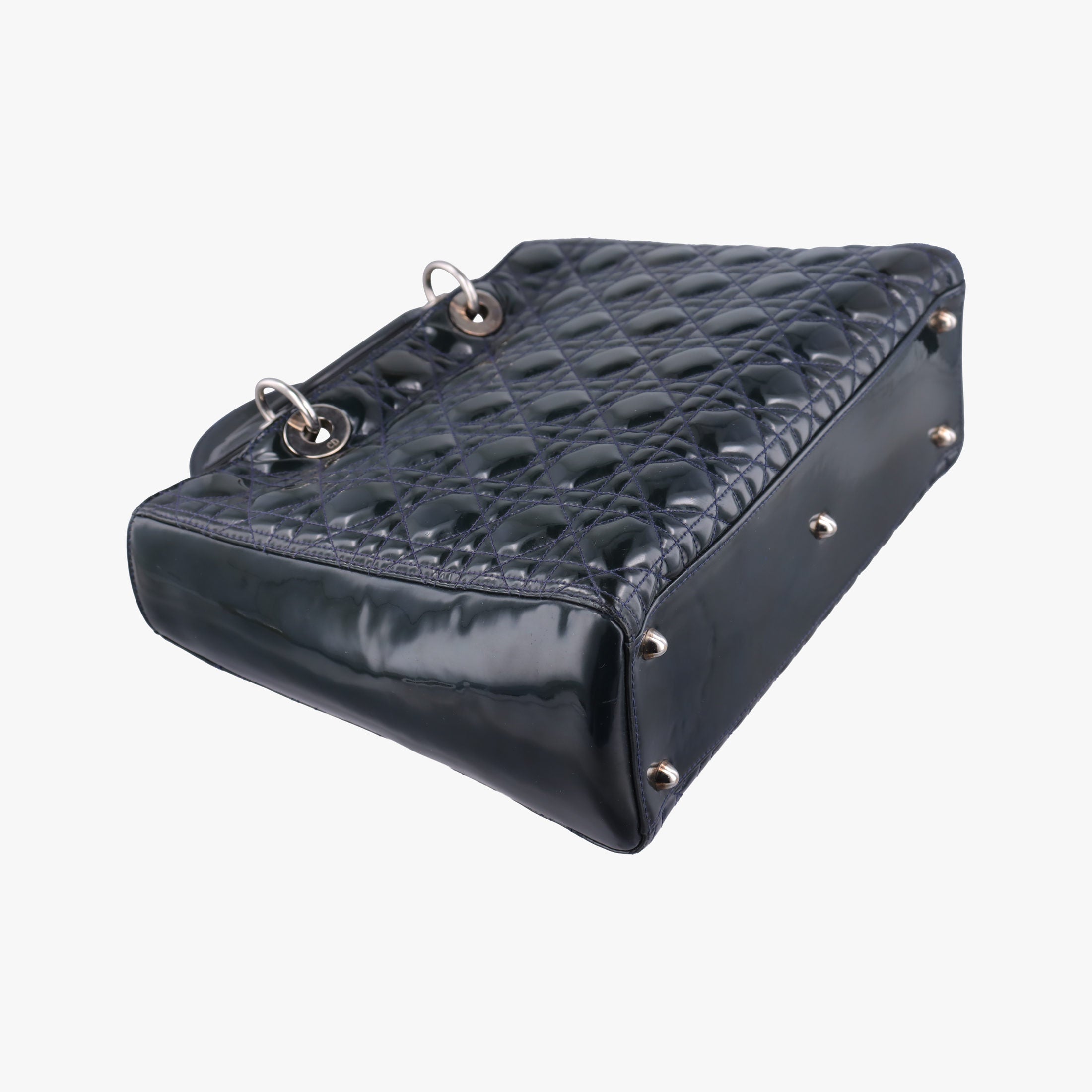 Lady Dior DarkGreen Patent 05CMA-0151レディディオール ダークグリーン パテント 05CMA-0151