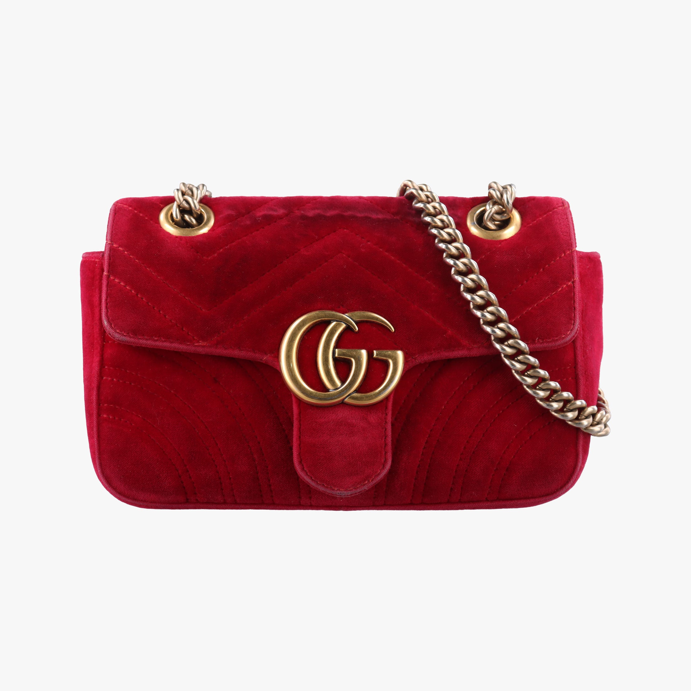 GG Marmont Red velour 446744 B025021492GGマーモント レッド ベロア 446744 B025021492